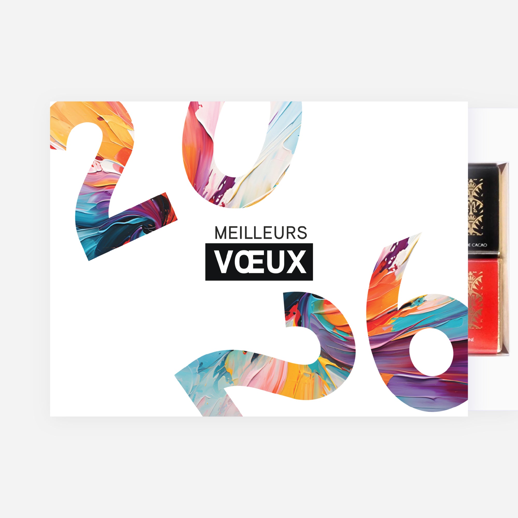 Projections colorées | Vœux professionnels • Boite chocolat personnalisée • Maxim's de Paris photo N° 2