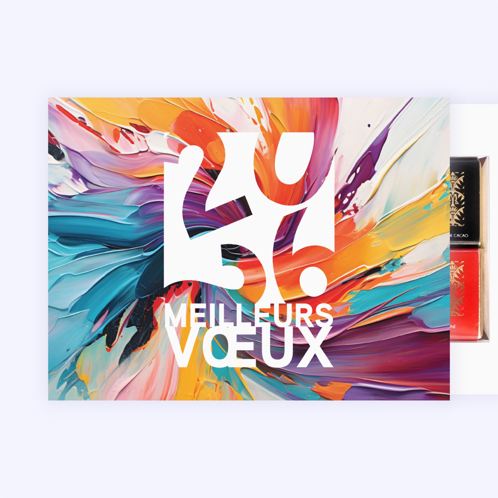 Eclat coloré | Vœux professionnels • Boite chocolat personnalisée • Maxim's de Paris photo N° 2