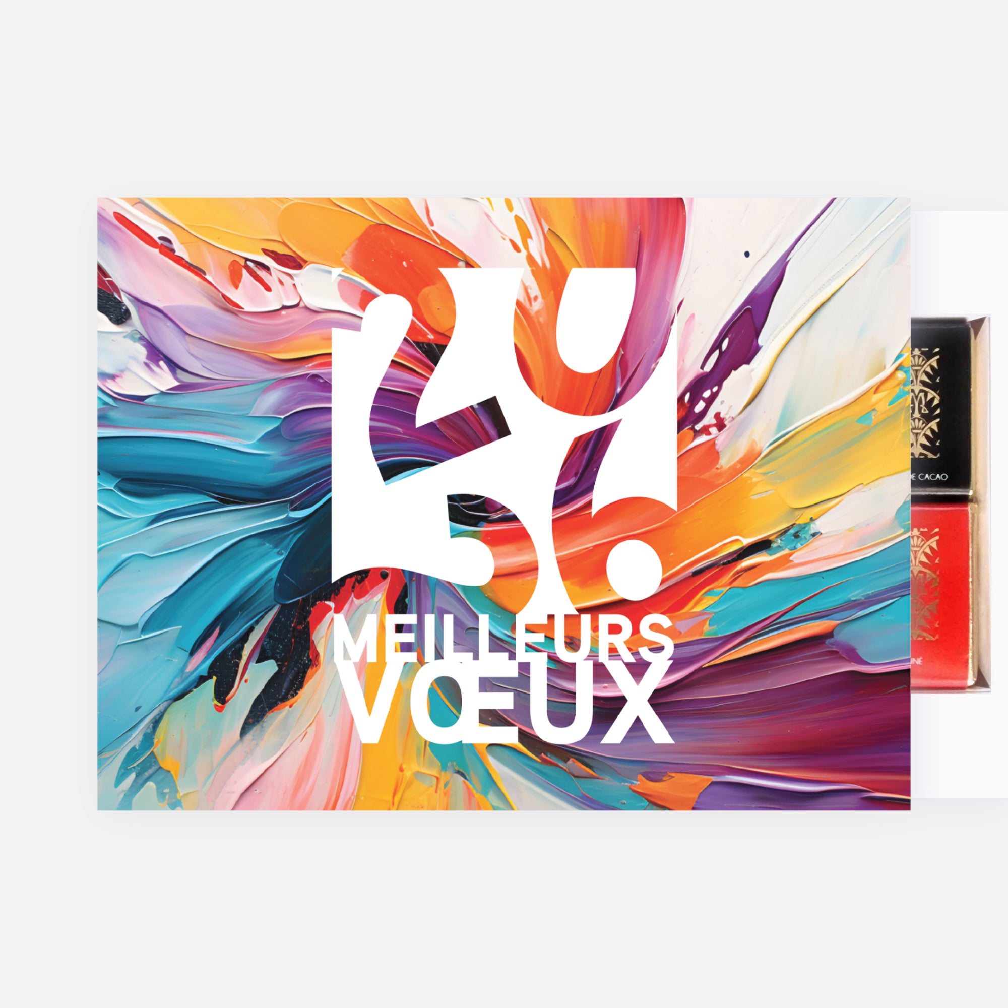 Eclat coloré | Vœux professionnels • Boite chocolat personnalisée • Maxim's de Paris photo N° 2