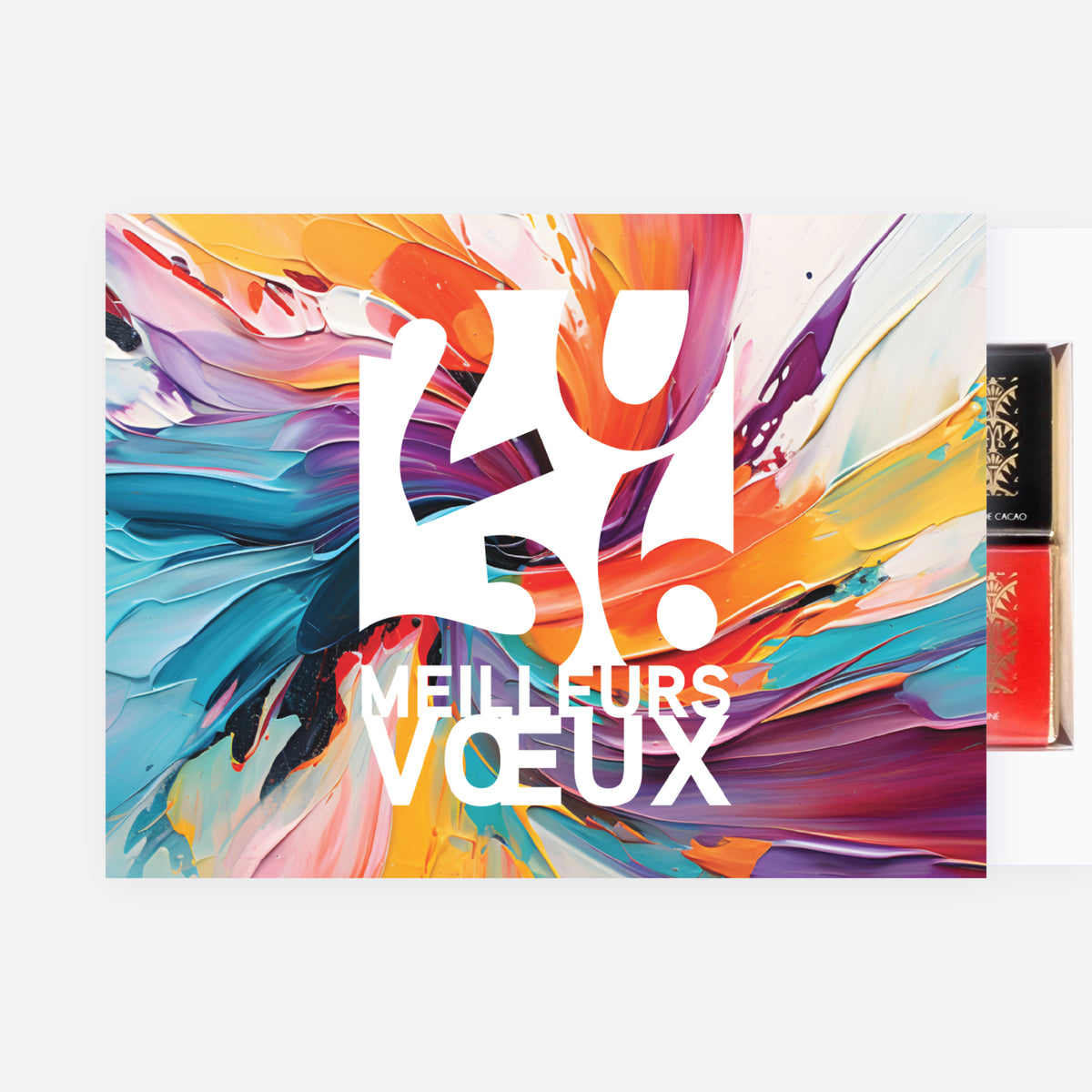 Eclat coloré | Vœux professionnels • Boite chocolat personnalisée • Maxim's de Paris photo N° 2