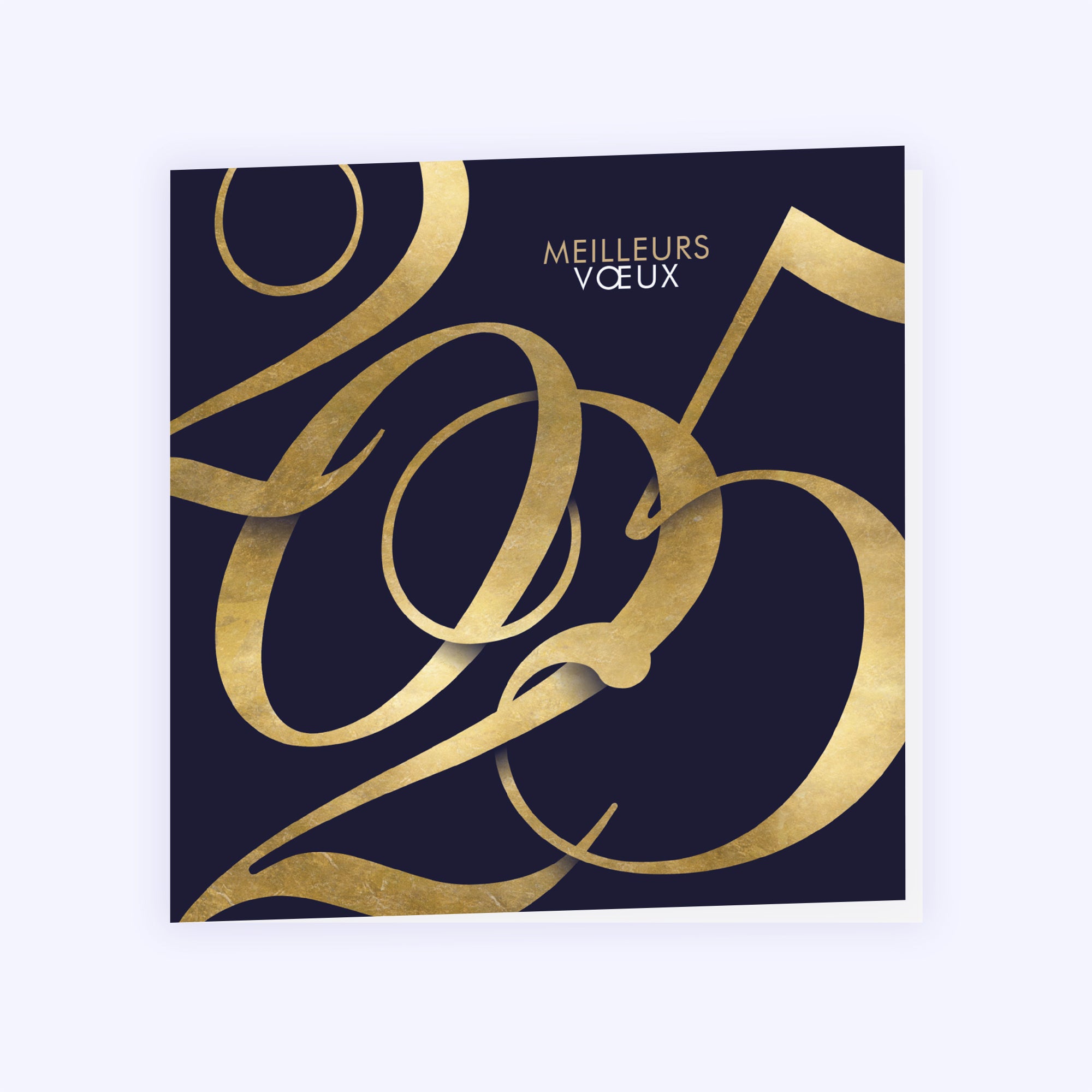 Entremêler | Vœux professionnels • Carte de voeux • Carré double photo N° 1