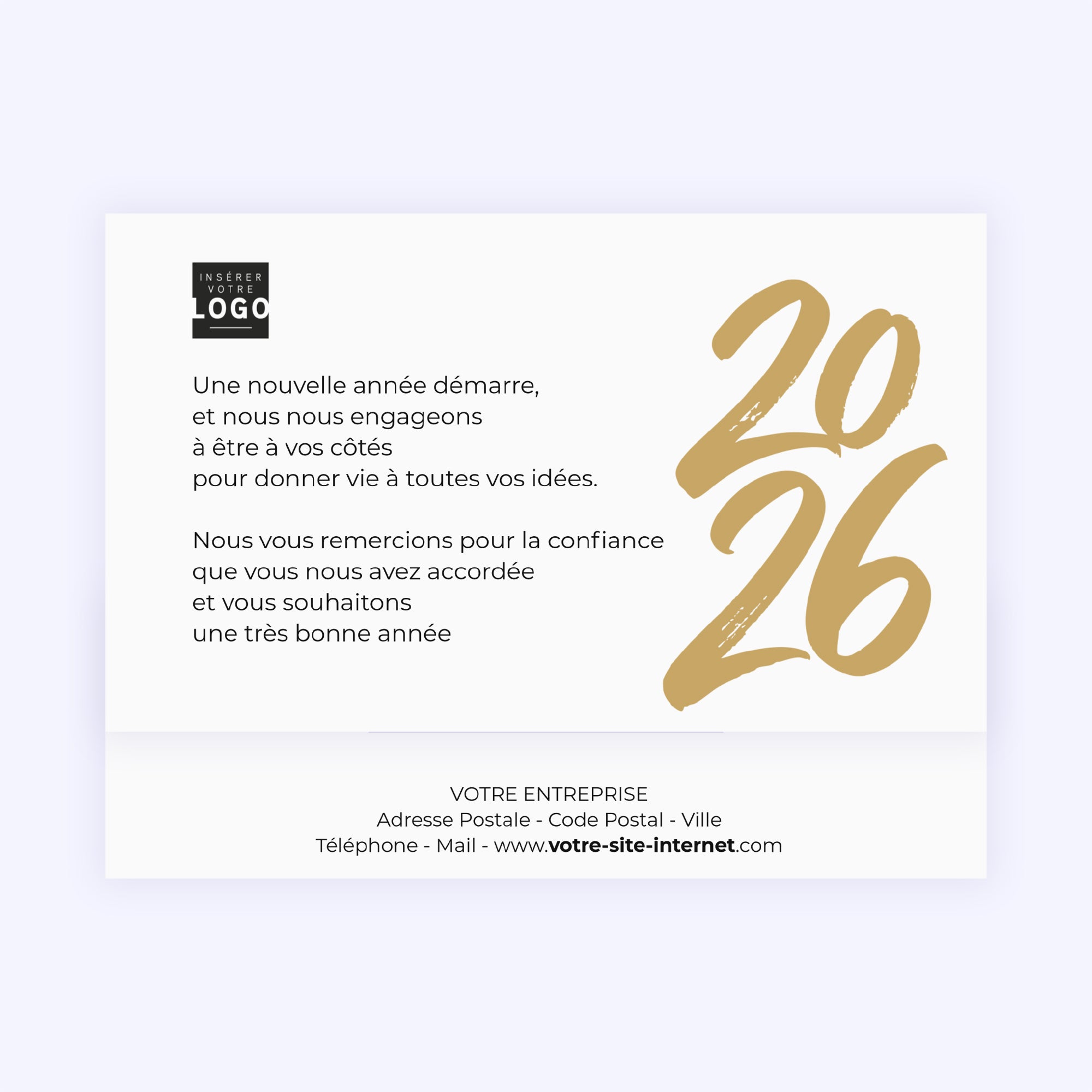 Brush élégant | Vœux professionnels • Boite chocolat personnalisée • Maxim's de Paris photo N° 4