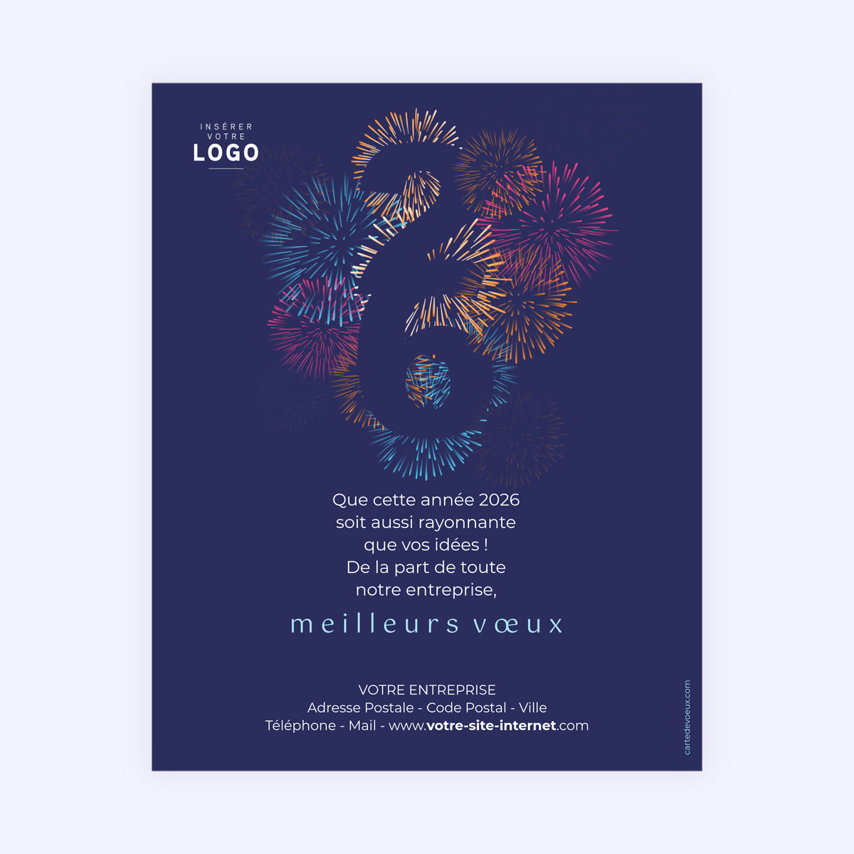 Fireworks | Vœux professionnels • Carte virtuelle • eCard Image photo N° 1
