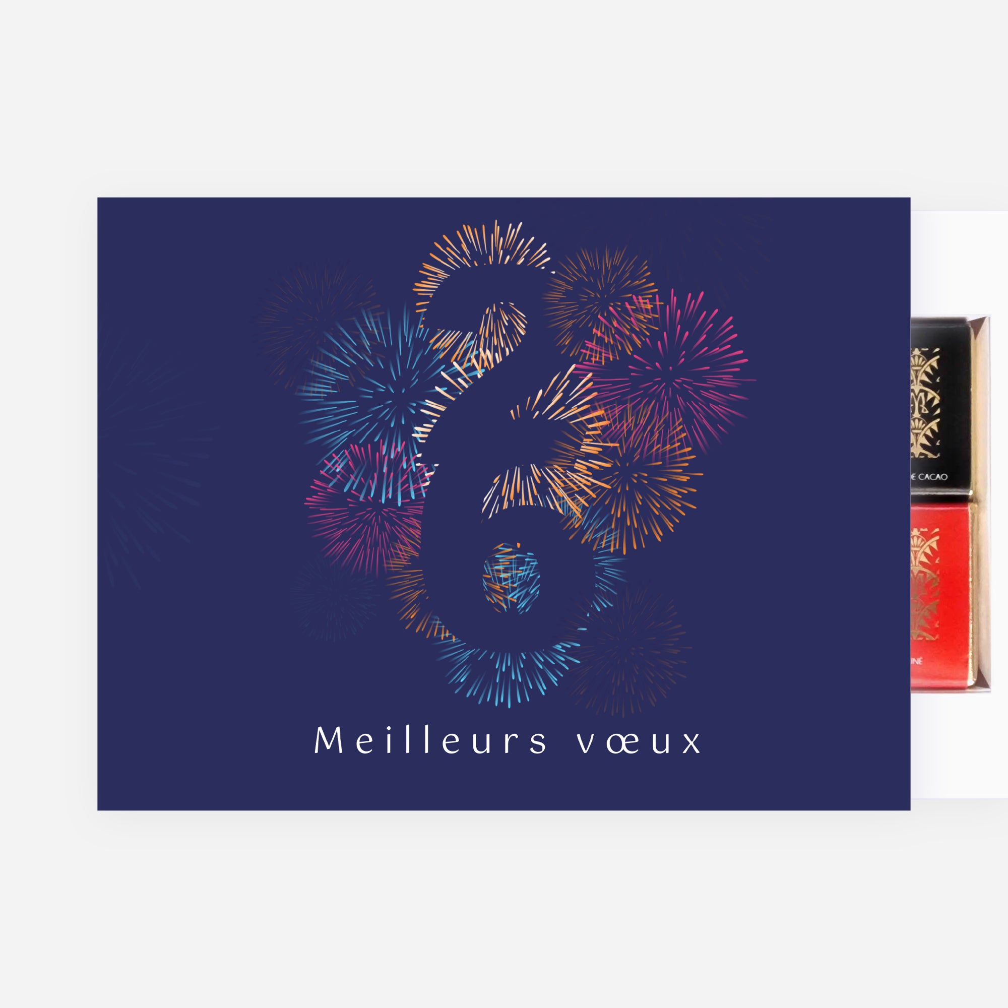 Fireworks | Vœux professionnels • Boite chocolat personnalisée • Maxim's de Paris photo N° 2