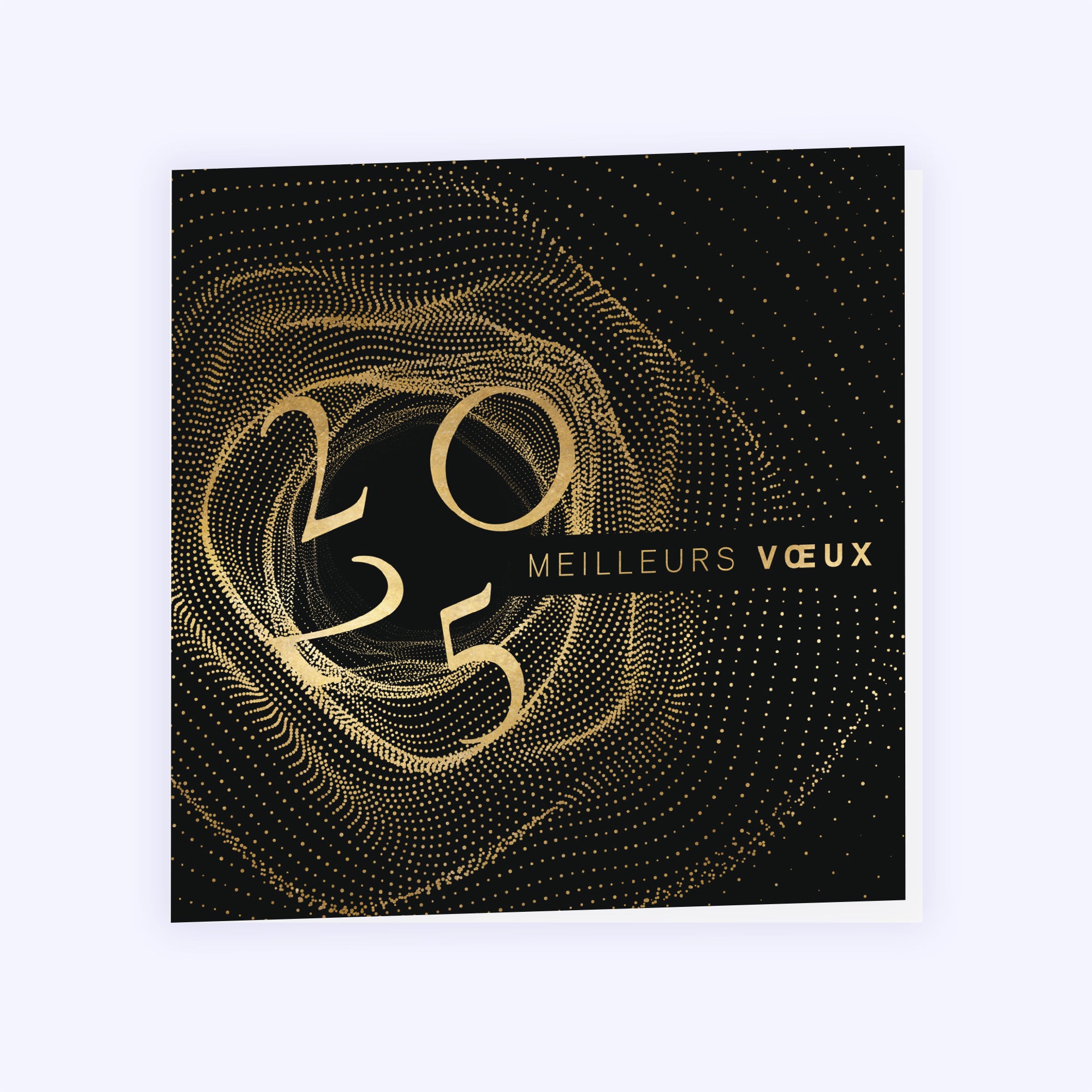 Abstrait | Vœux professionnels • Carte de voeux • Carré double photo N° 1