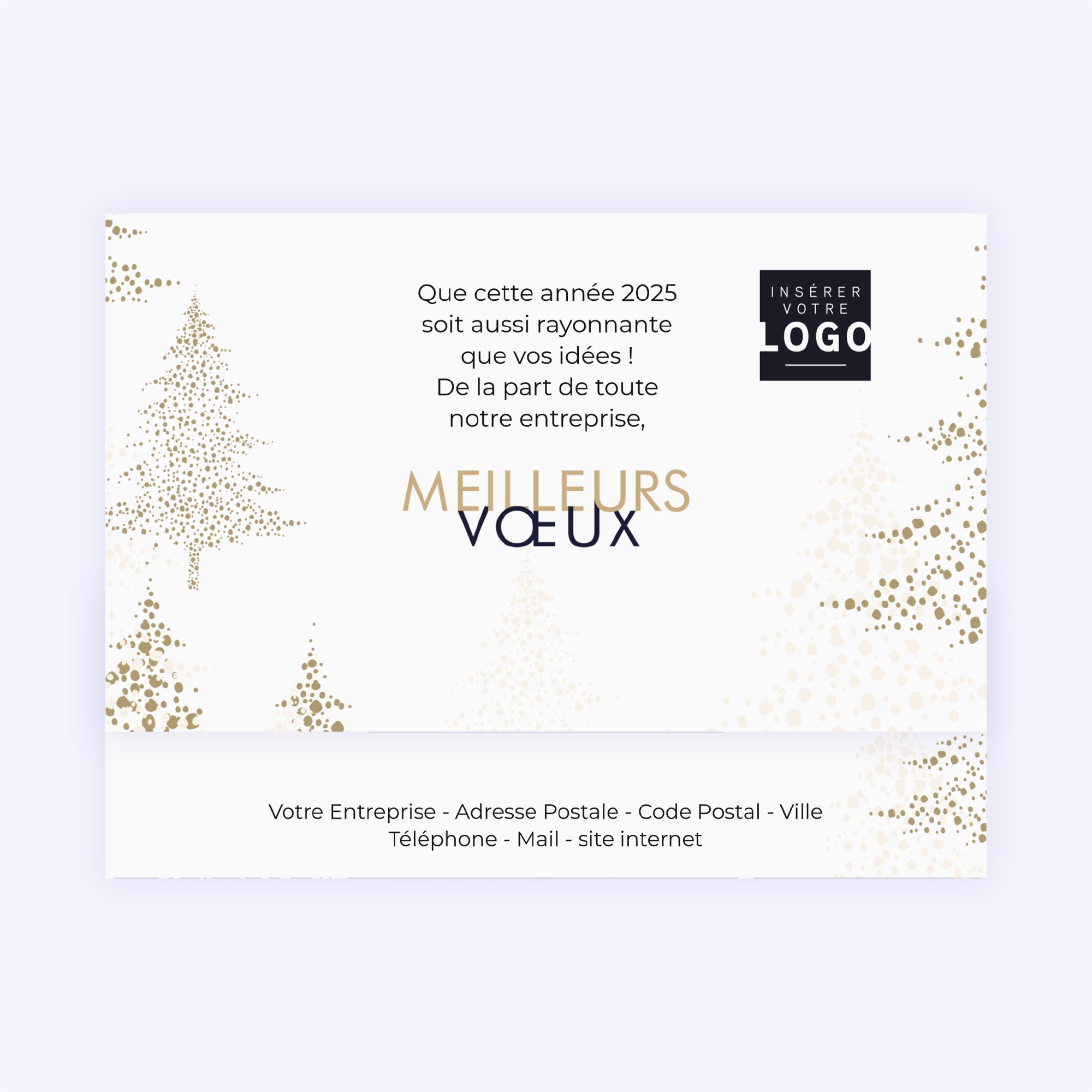Forêt étincelante | Vœux professionnels • Carte chocolats • Chocolats photo N° 4