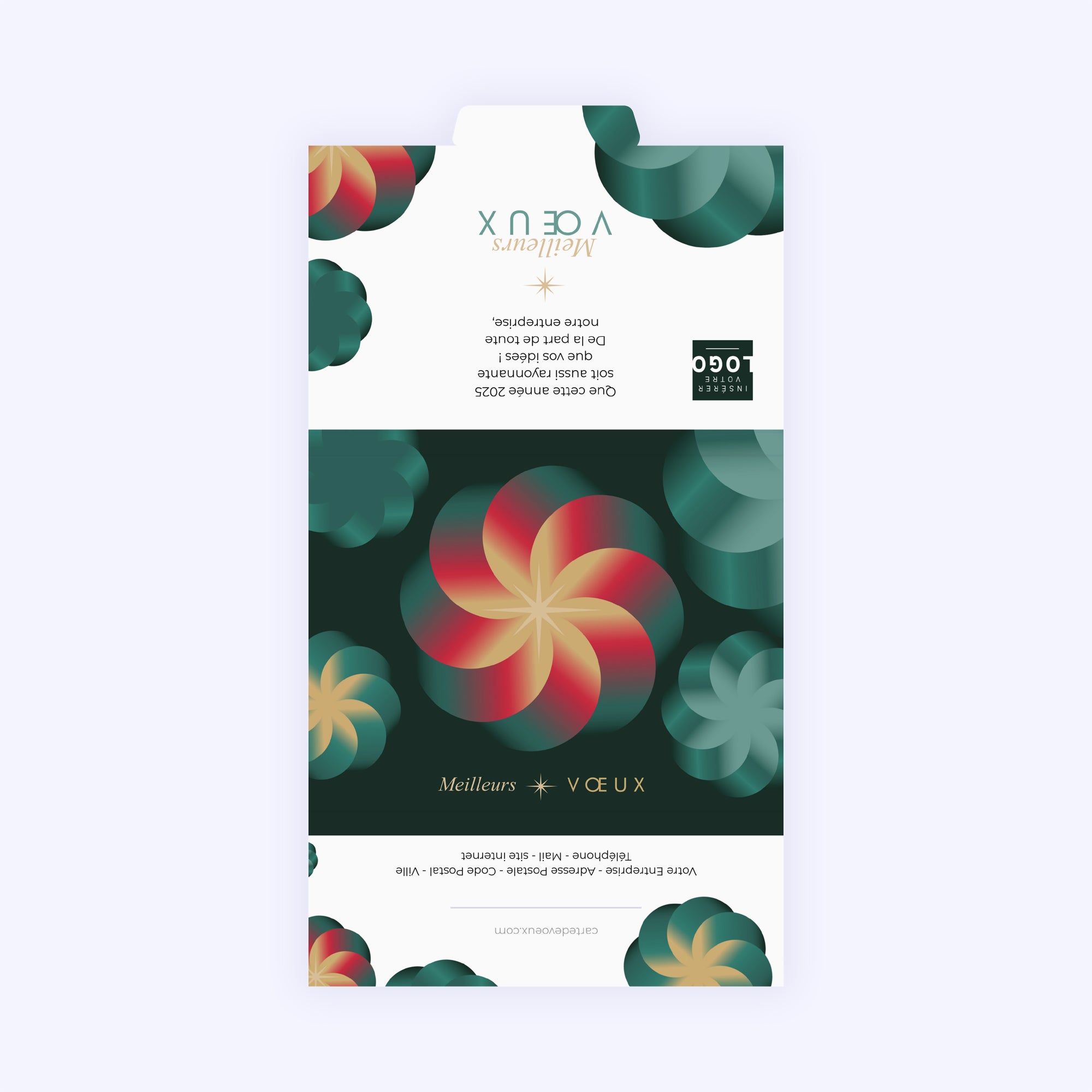 Rosace | Vœux professionnels • Carte chocolats • Chocolats photo N° 3