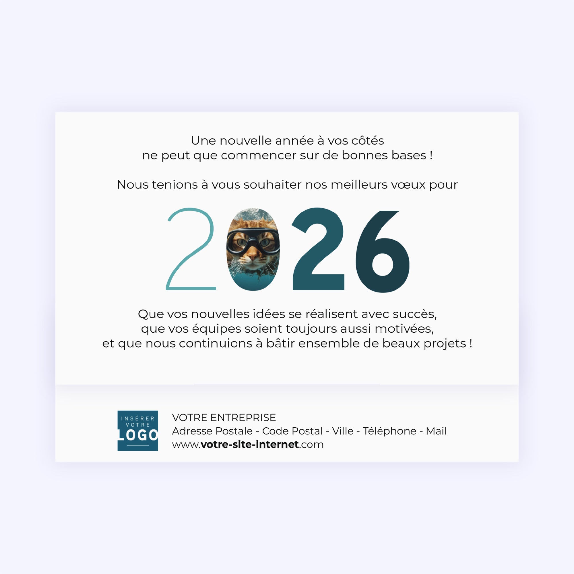 Chat(leureuse) année | Vœux professionnels • Boite chocolat personnalisée • Maxim's de Paris photo N° 4