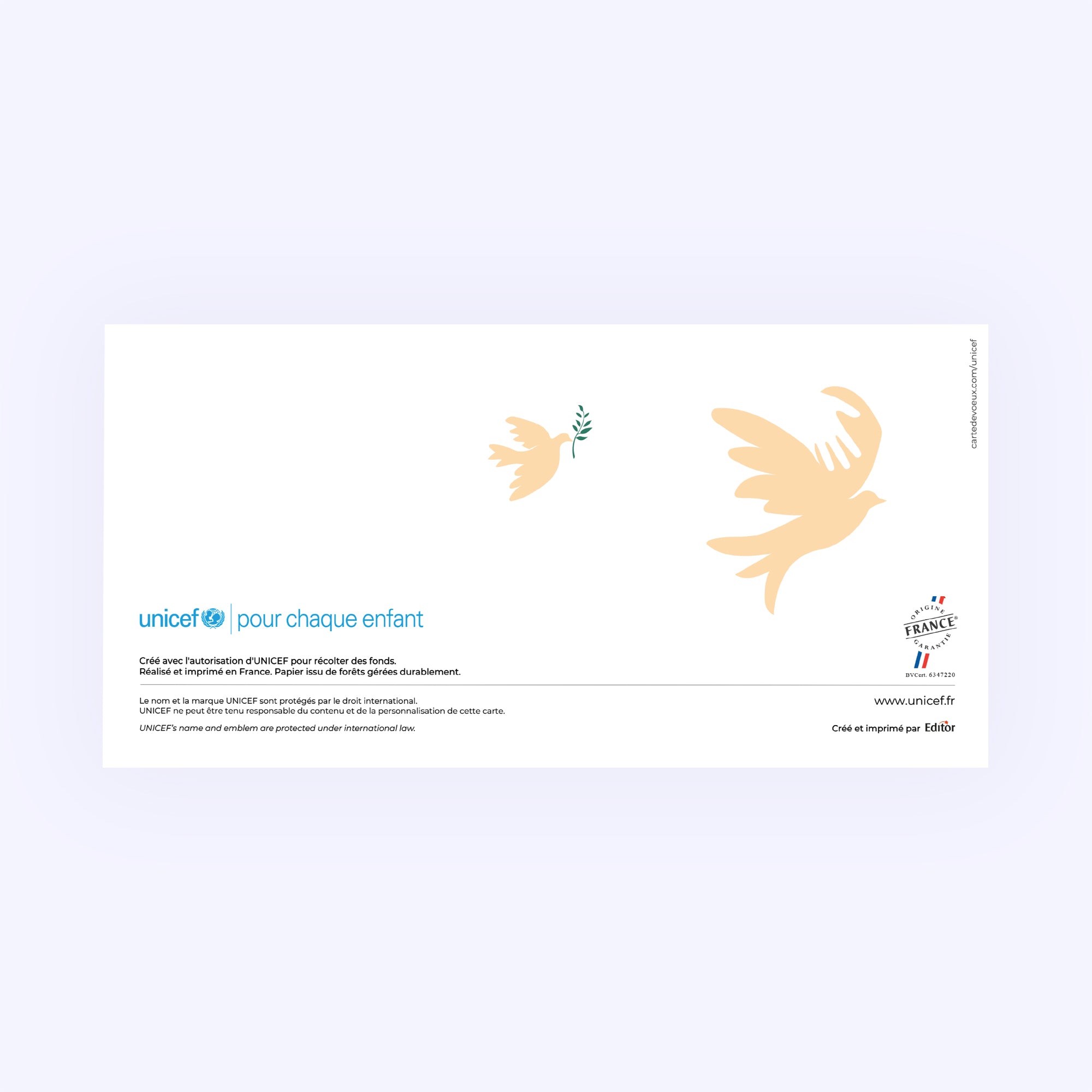 Espoir | Vœux professionnels • Carte de voeux • Rectangle double photo N° 3