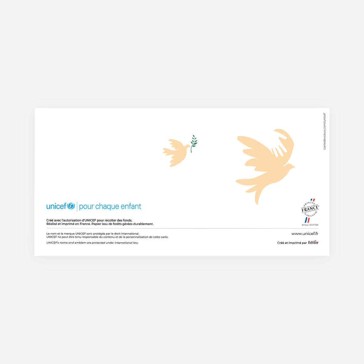 Espoir | Vœux professionnels • Carte de voeux • Panoramique pliable photo N° 3