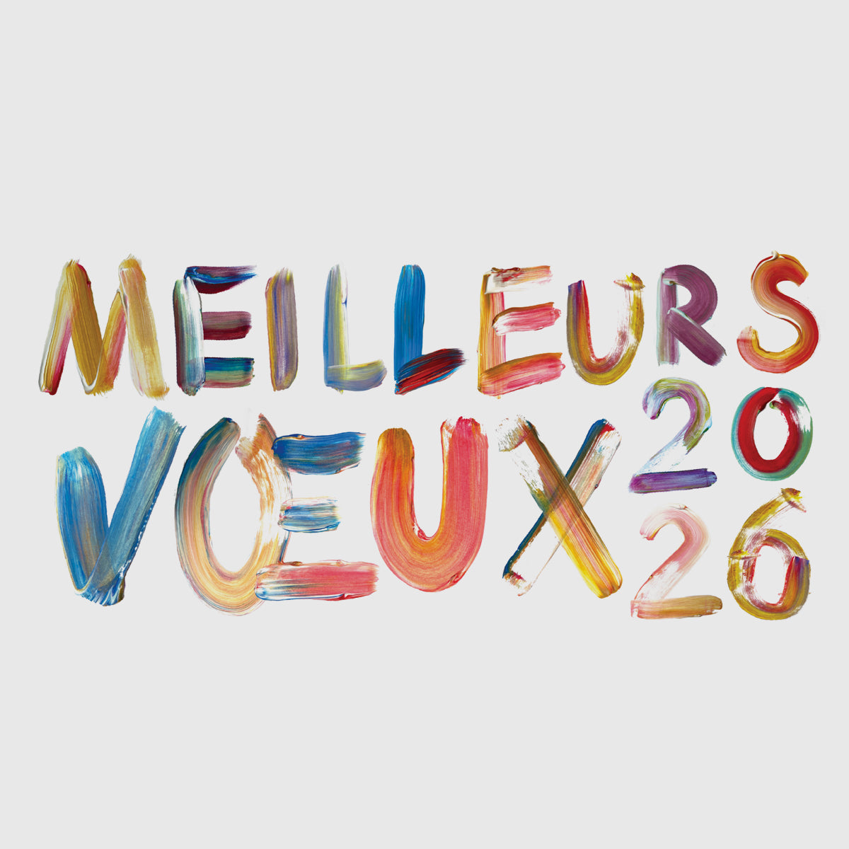 Peinture multicolore | Vœux professionnels • Carte virtuelle • eCard Vidéo photo N° 1