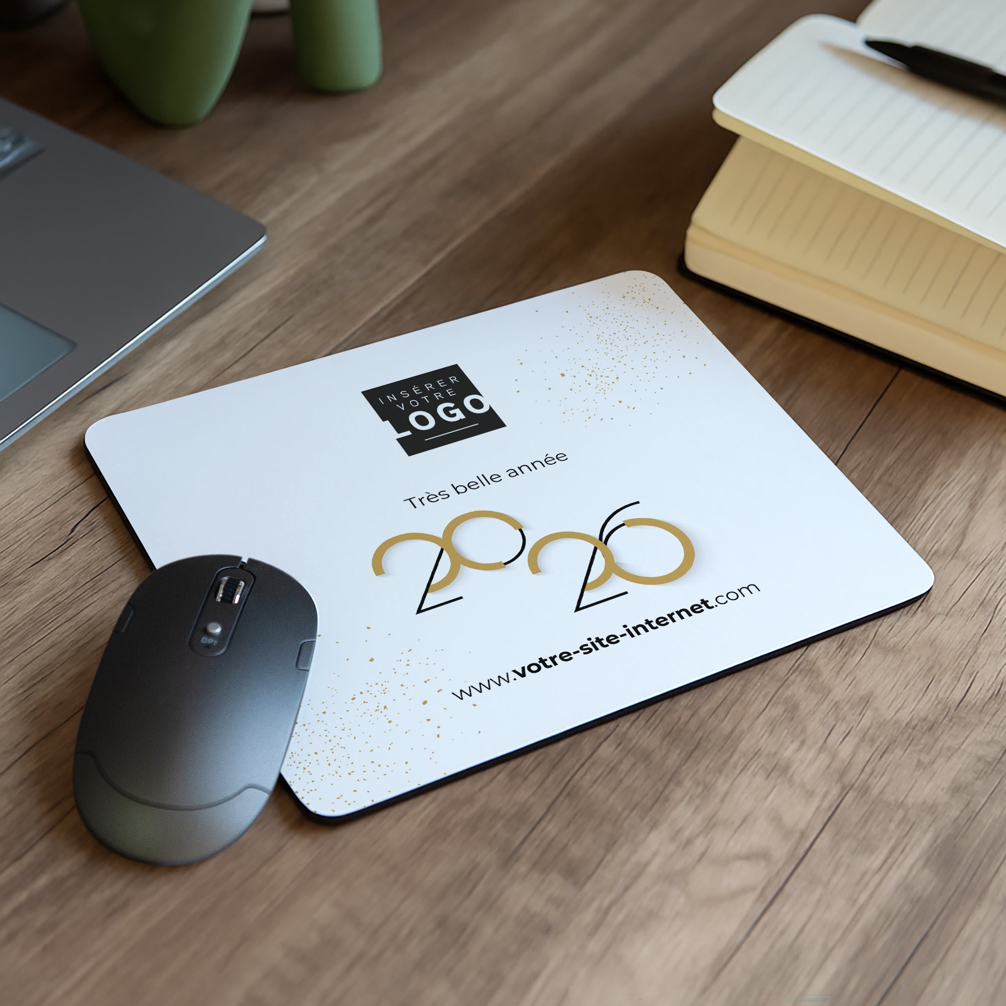 Graphique Style | Vœux professionnels • Tapis de souris • 23 x 19,6 cm photo N° 1