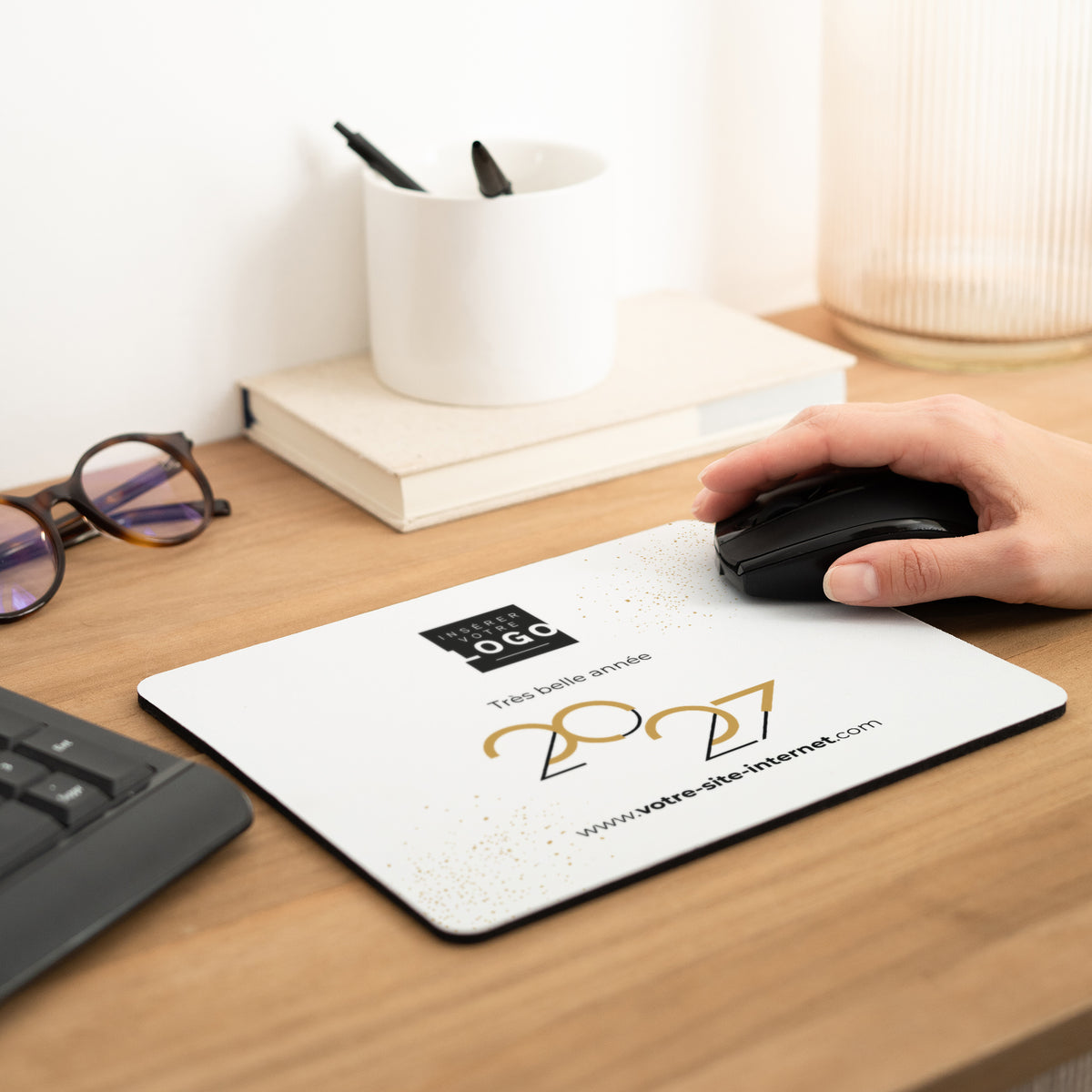 Graphique Style | Cadeau entreprise • Tapis de souris • 23 x 19,6 cm photo N° 2