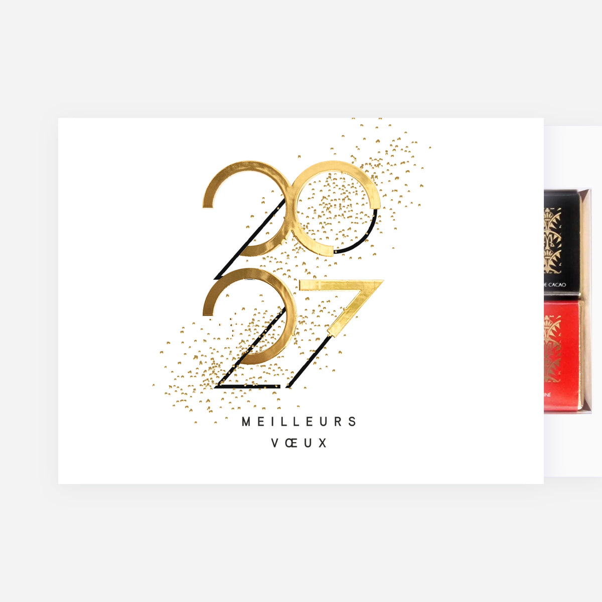 Graphique Style | Vœux professionnels • Boite chocolat personnalisée • Maxim's de Paris photo N° 2