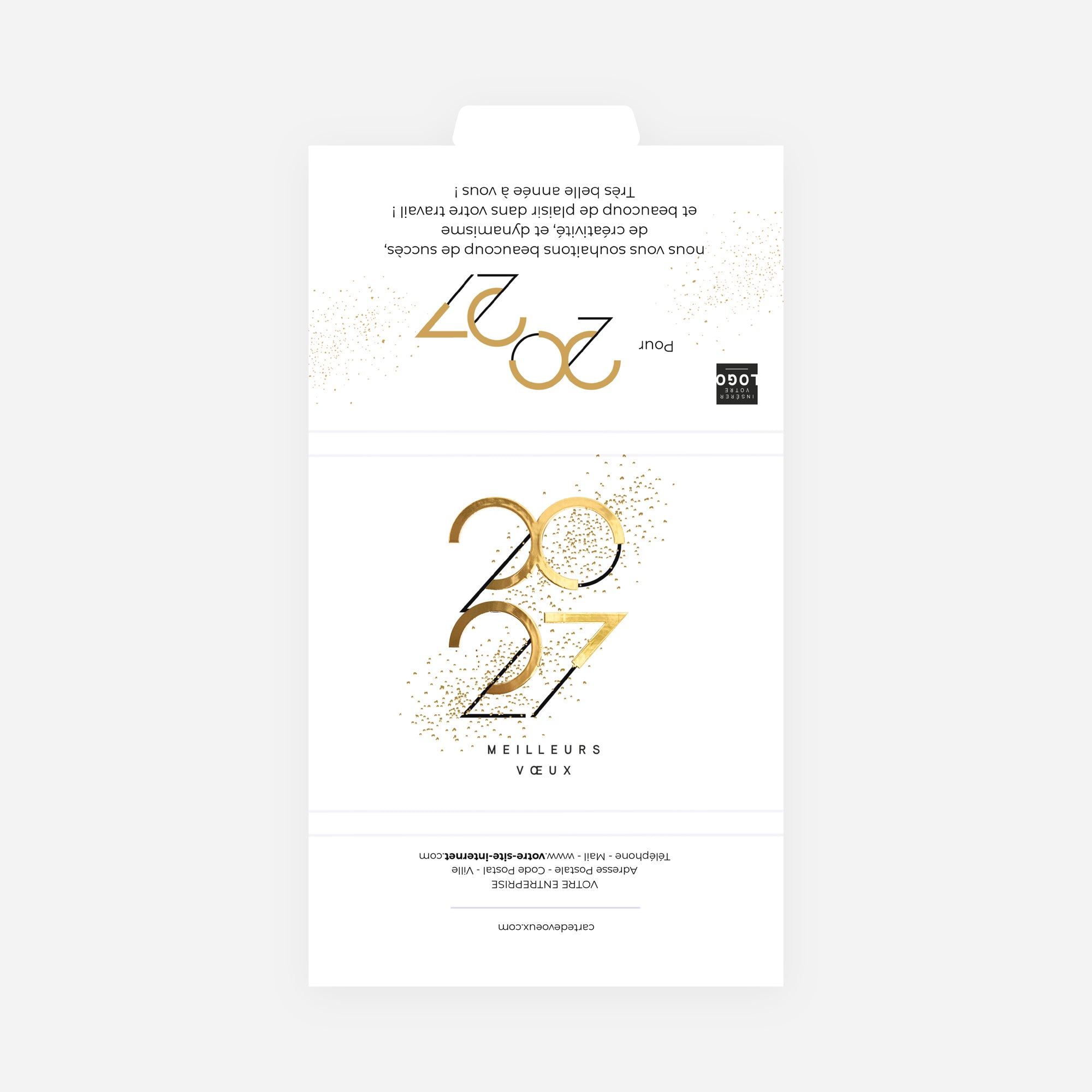 Graphique Style | Vœux professionnels • Boite chocolat personnalisée • Maxim's de Paris photo N° 3