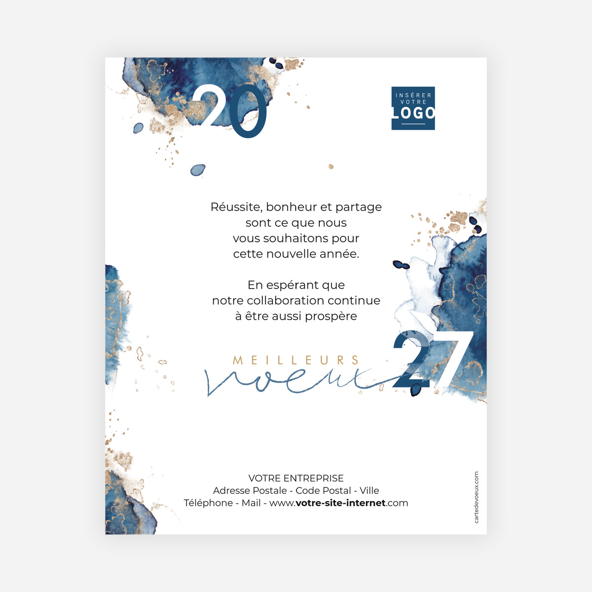 Poussière d'étoile | Vœux professionnels • Carte virtuelle • eCard Image photo N° 1