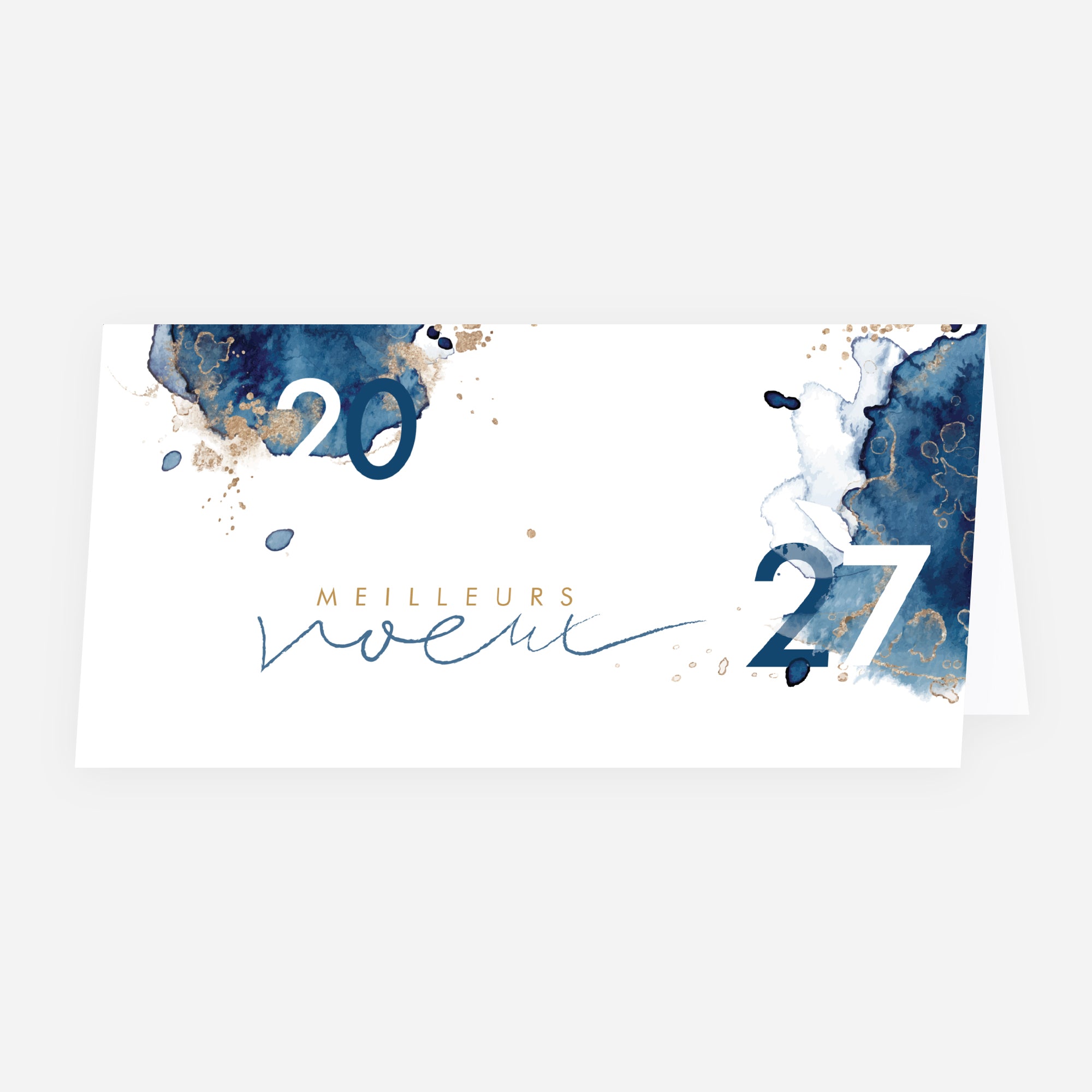 Poussière d'étoile | Vœux professionnels • Carte de voeux • Rectangle double photo N° 1