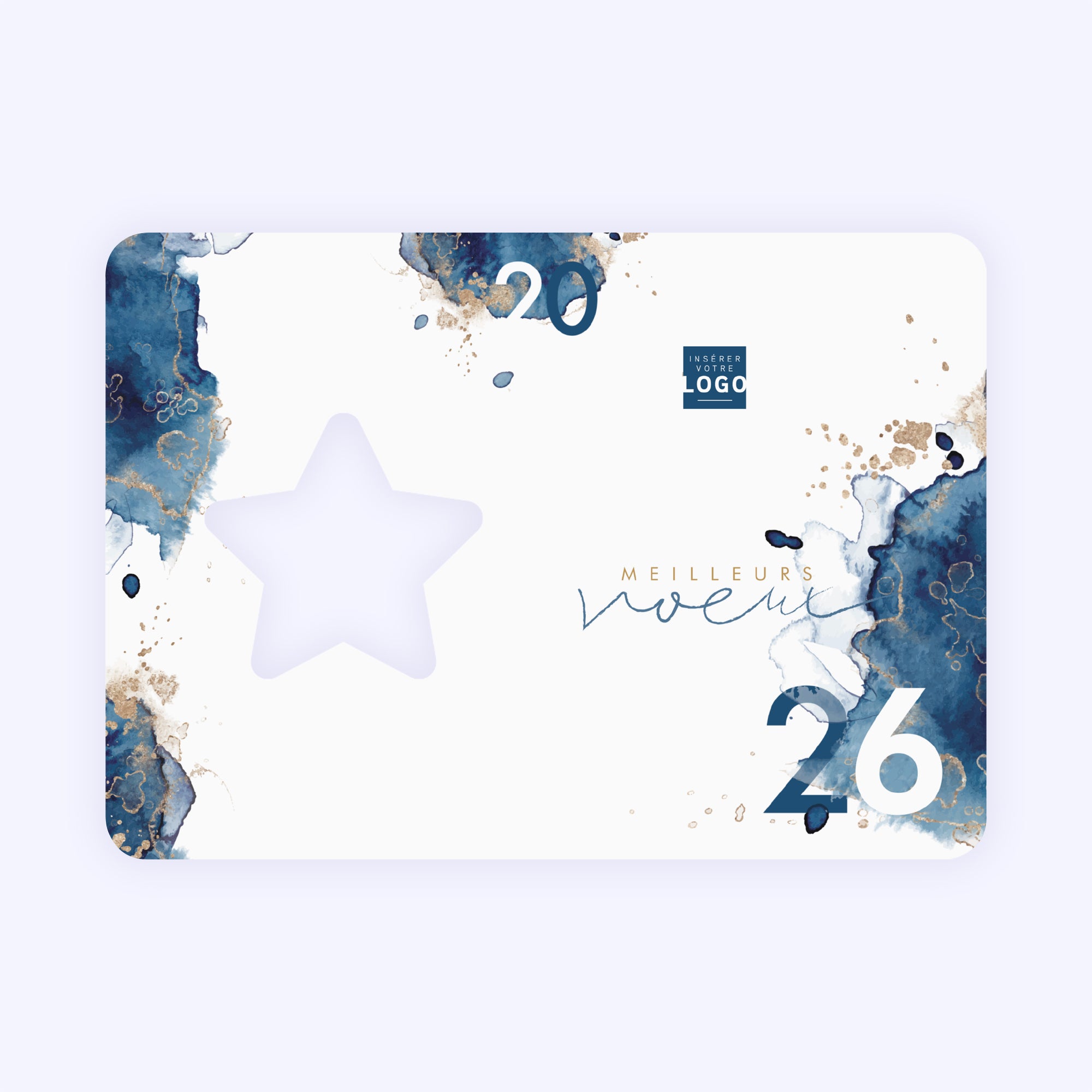 Poussière d'étoile | Vœux professionnels • Carte de voeux • Horizontal étoile photo N° 1