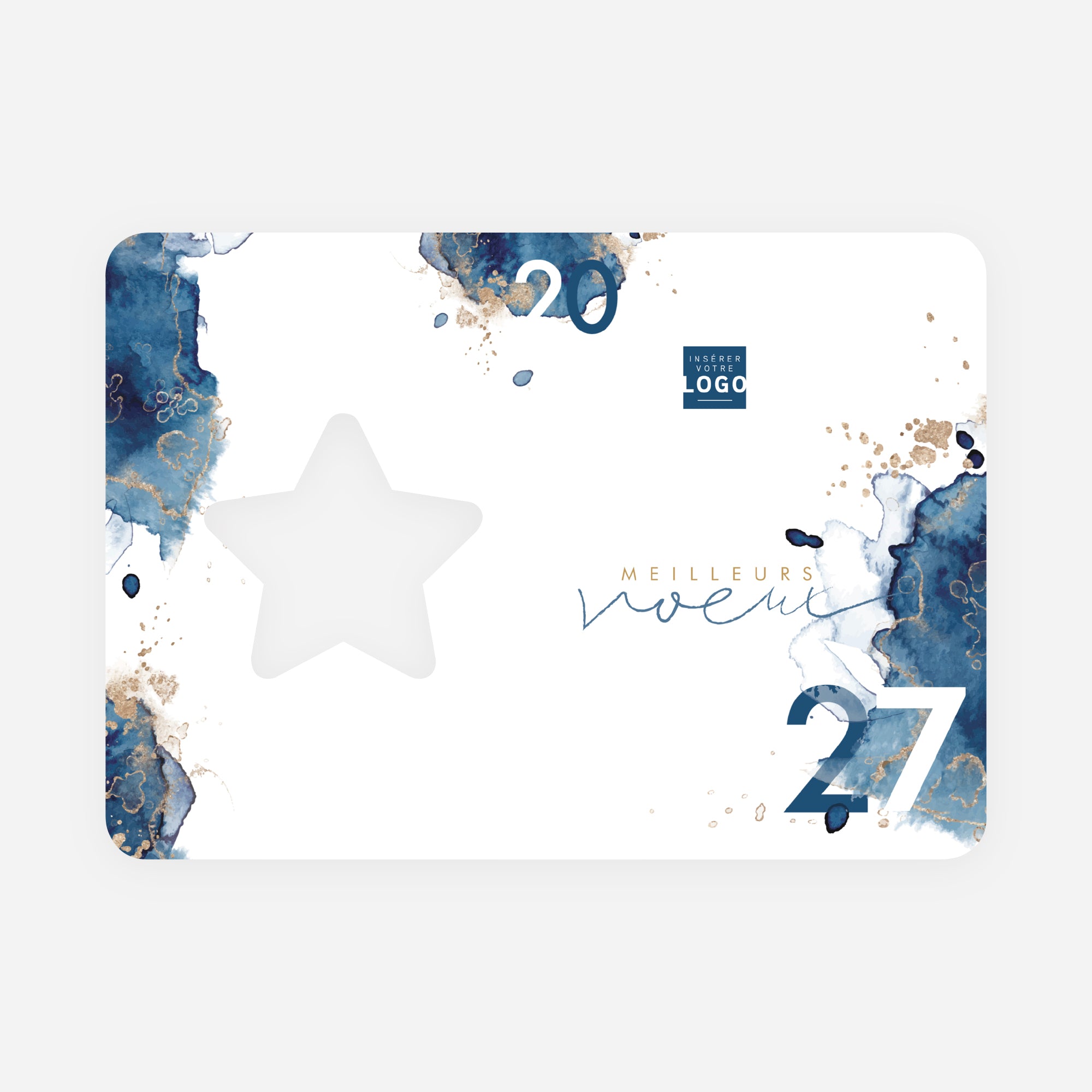 Poussière d'étoile | Vœux professionnels • Carte de voeux • Horizontal étoile photo N° 1
