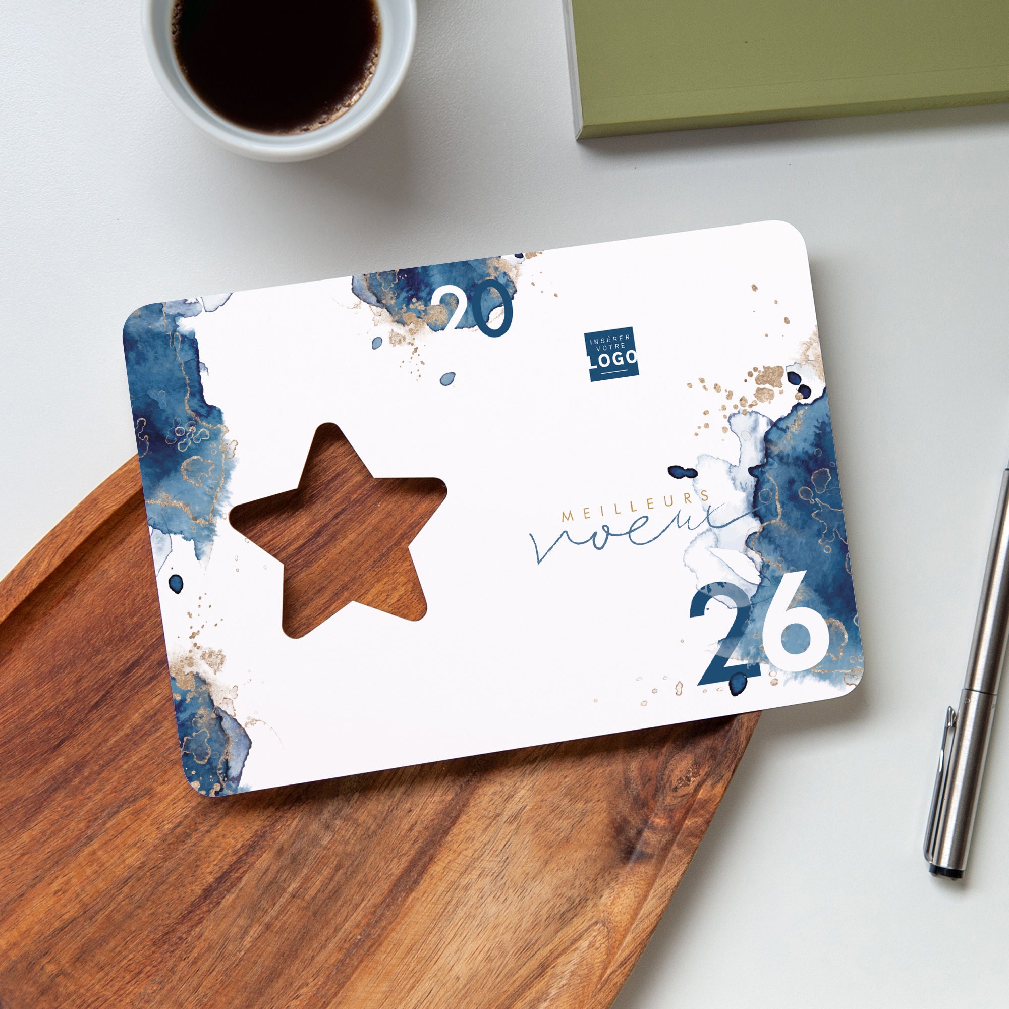 Poussière d'étoile | Vœux professionnels • Carte de voeux • Horizontal étoile photo N° 4