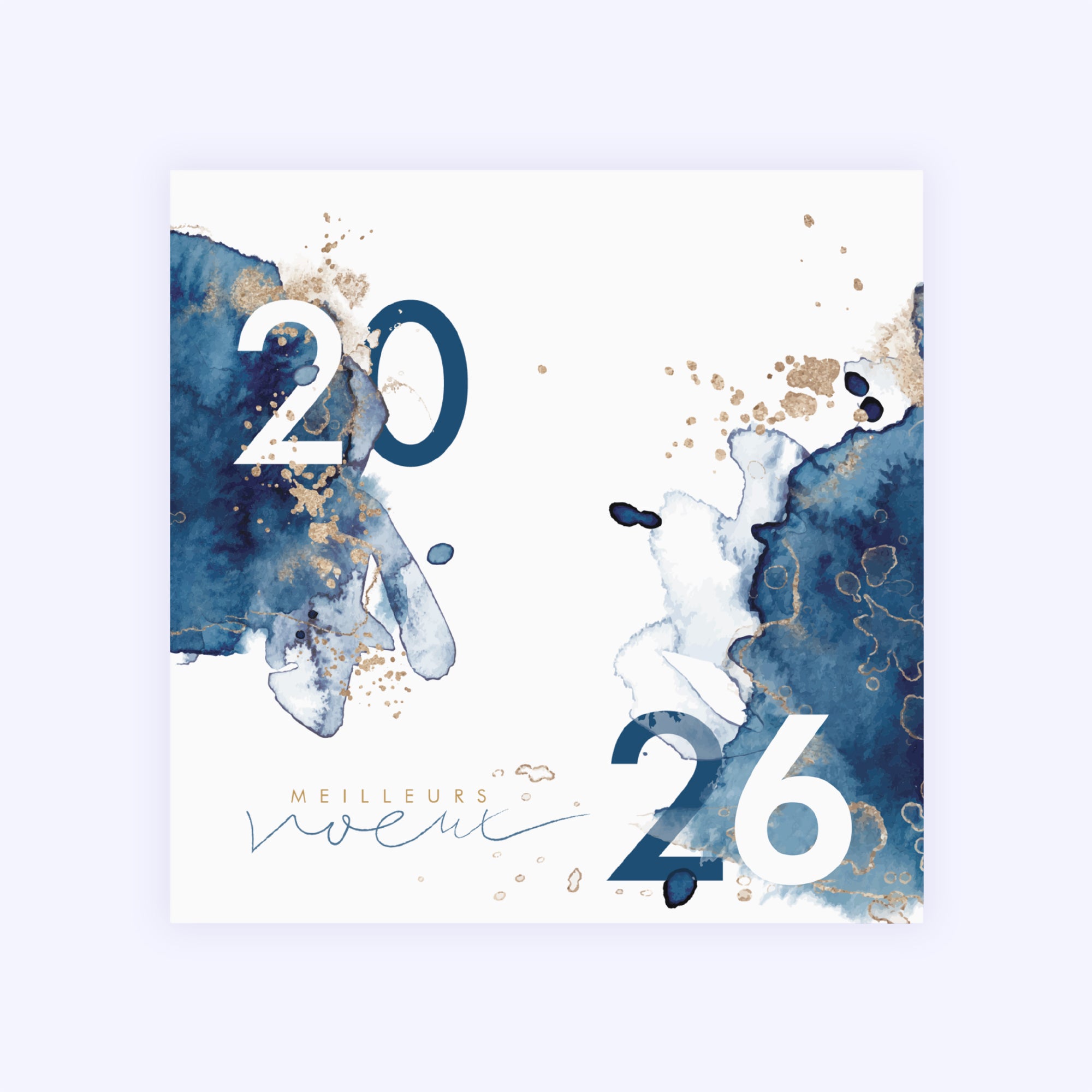 Poussière d'étoile | Vœux professionnels • Carte de voeux • Carré photo N° 1