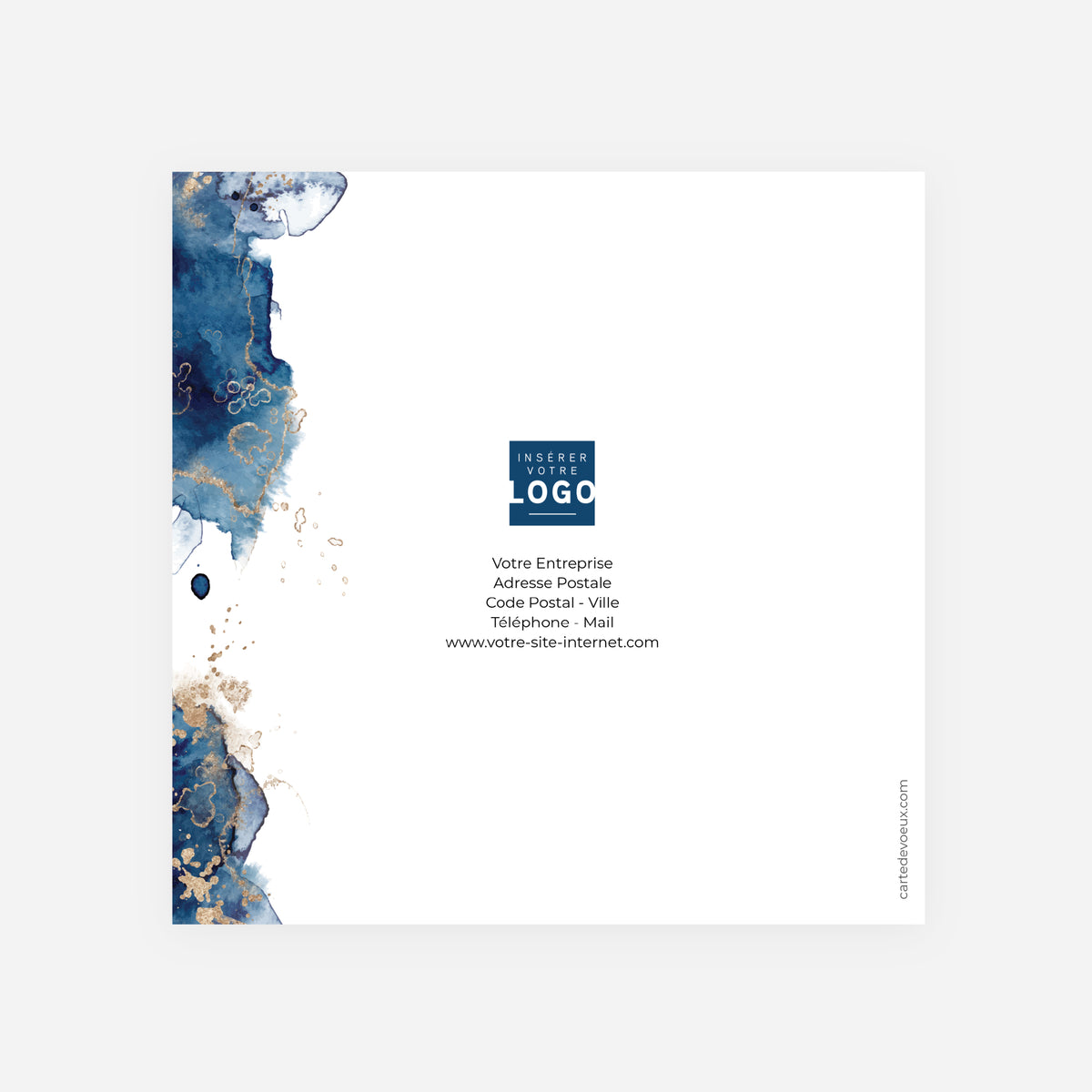 Poussière d'étoile | Vœux professionnels • Carte de voeux • Carrée pliable photo N° 3