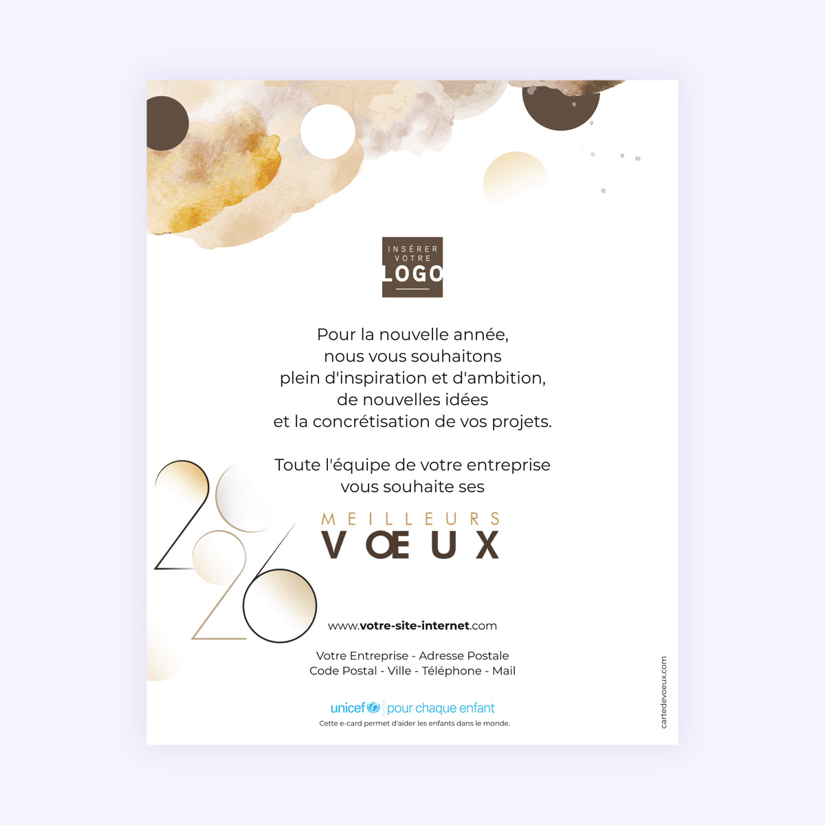 Brume colorée | Vœux professionnels • Carte virtuelle • eCard Image photo N° 1