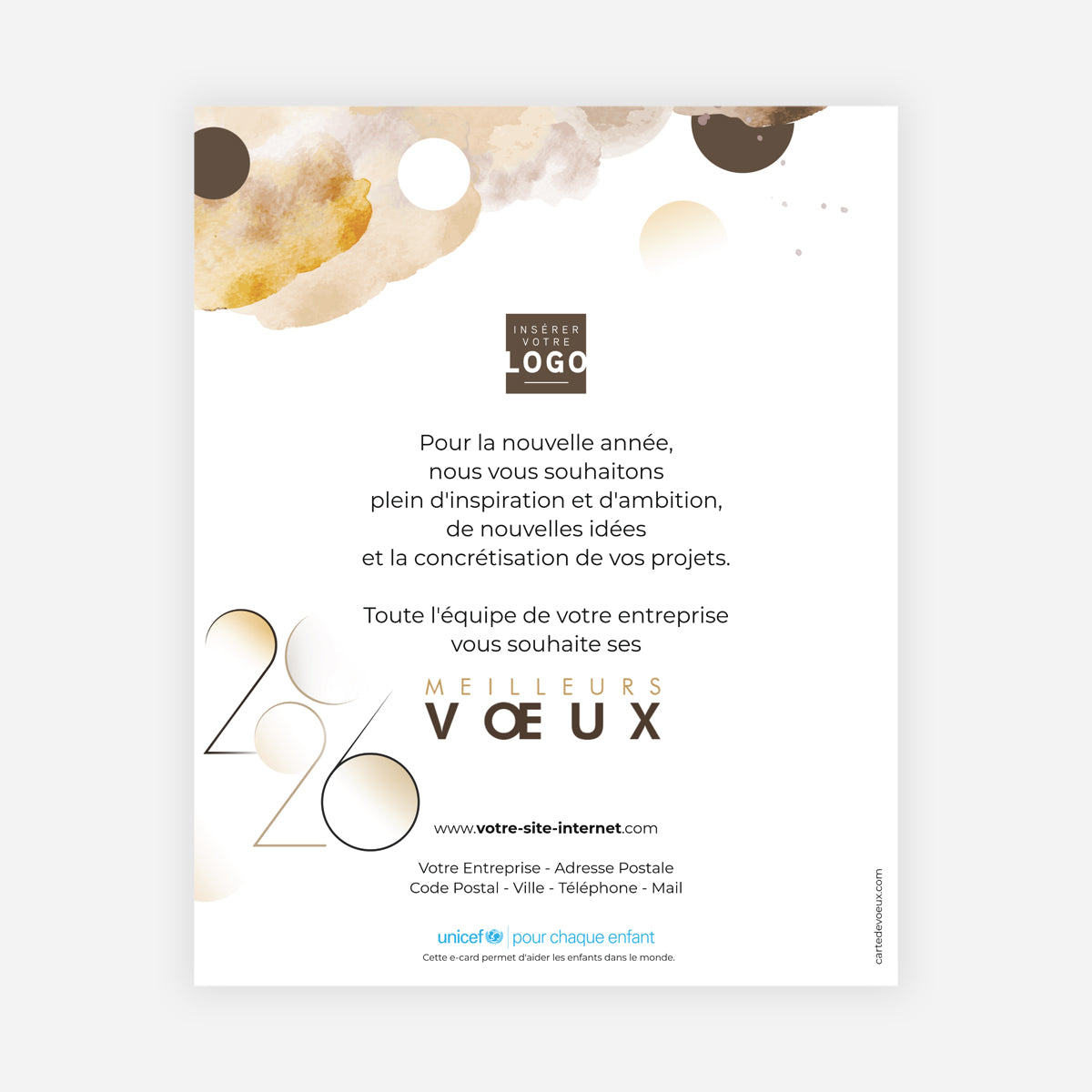 Brume colorée | Vœux professionnels • Carte virtuelle • eCard Image photo N° 1