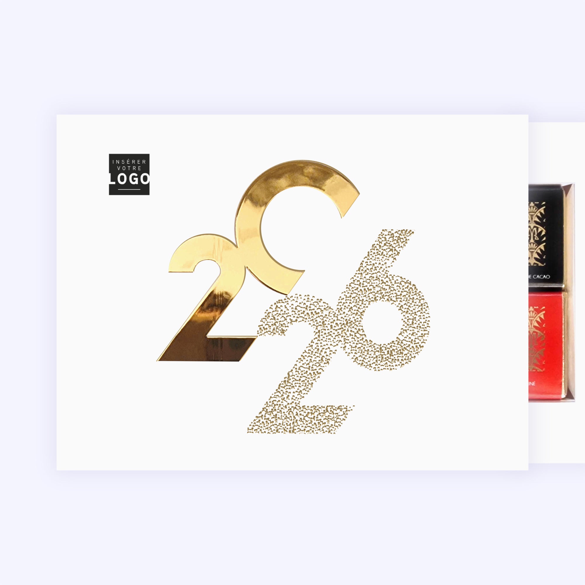 Elégance dorée | Vœux professionnels • Boite chocolat personnalisée • Maxim's de Paris photo N° 2