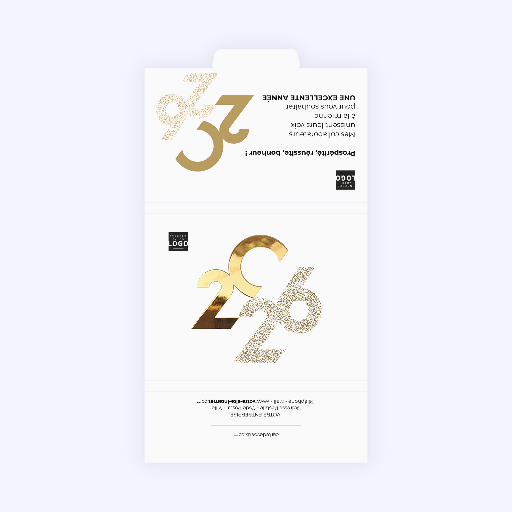 Elégance dorée | Vœux professionnels • Boite chocolat personnalisée • Maxim's de Paris photo N° 3