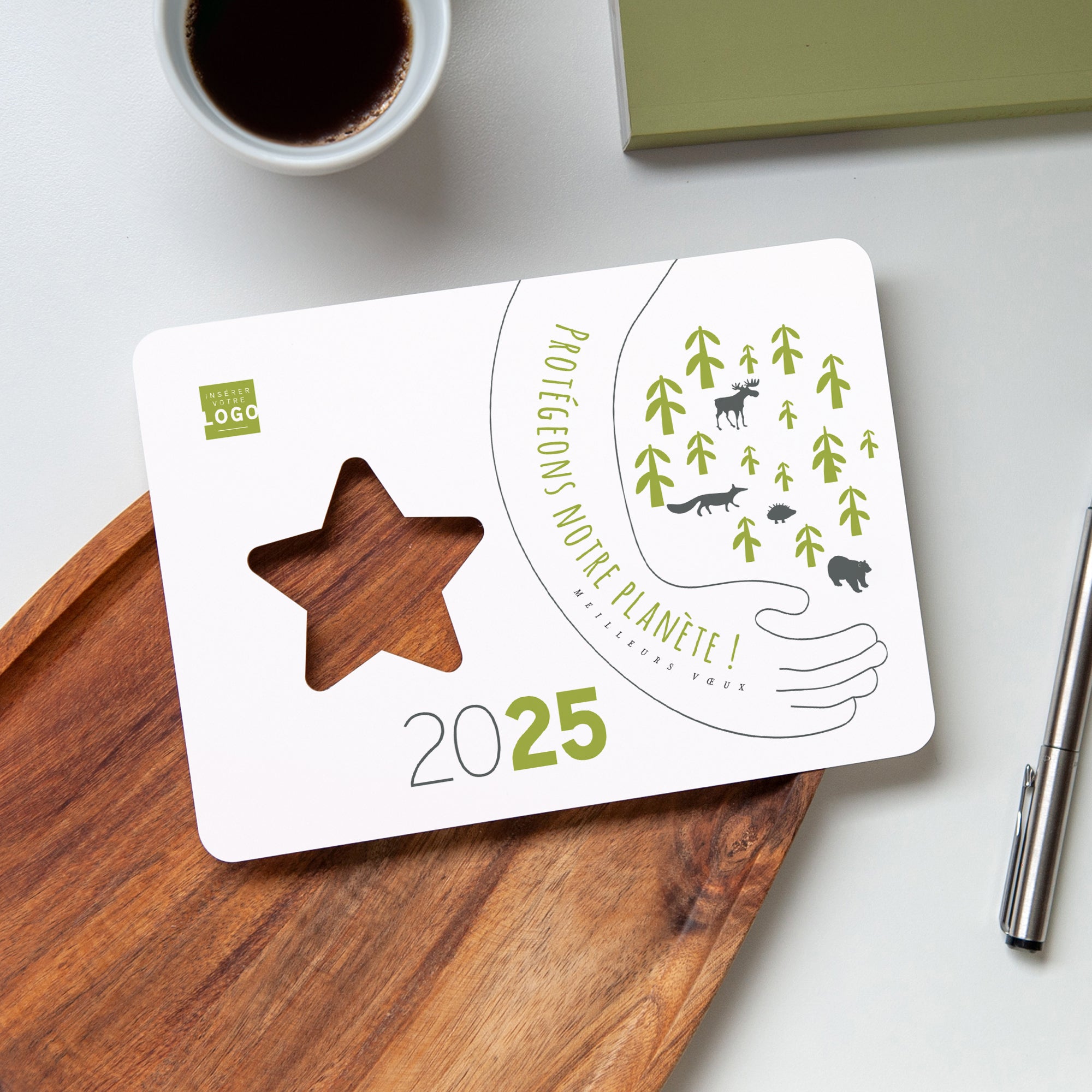 Protect nature | Vœux professionnels • Carte de voeux • Horizontal étoile photo N° 4