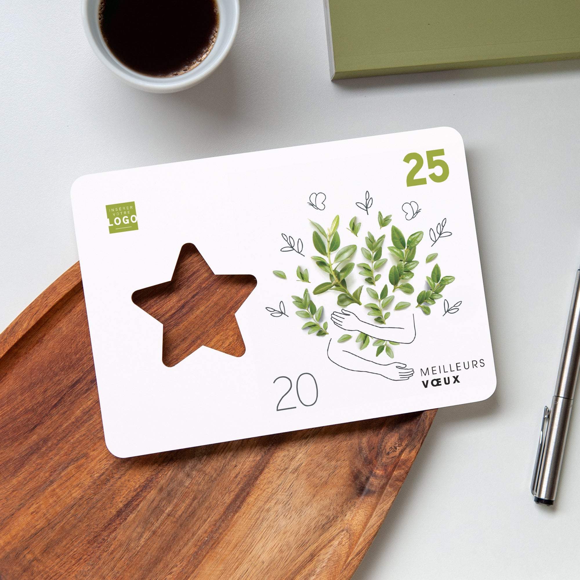 Nature is the future | Vœux professionnels • Carte de voeux • Horizontal étoile photo N° 4