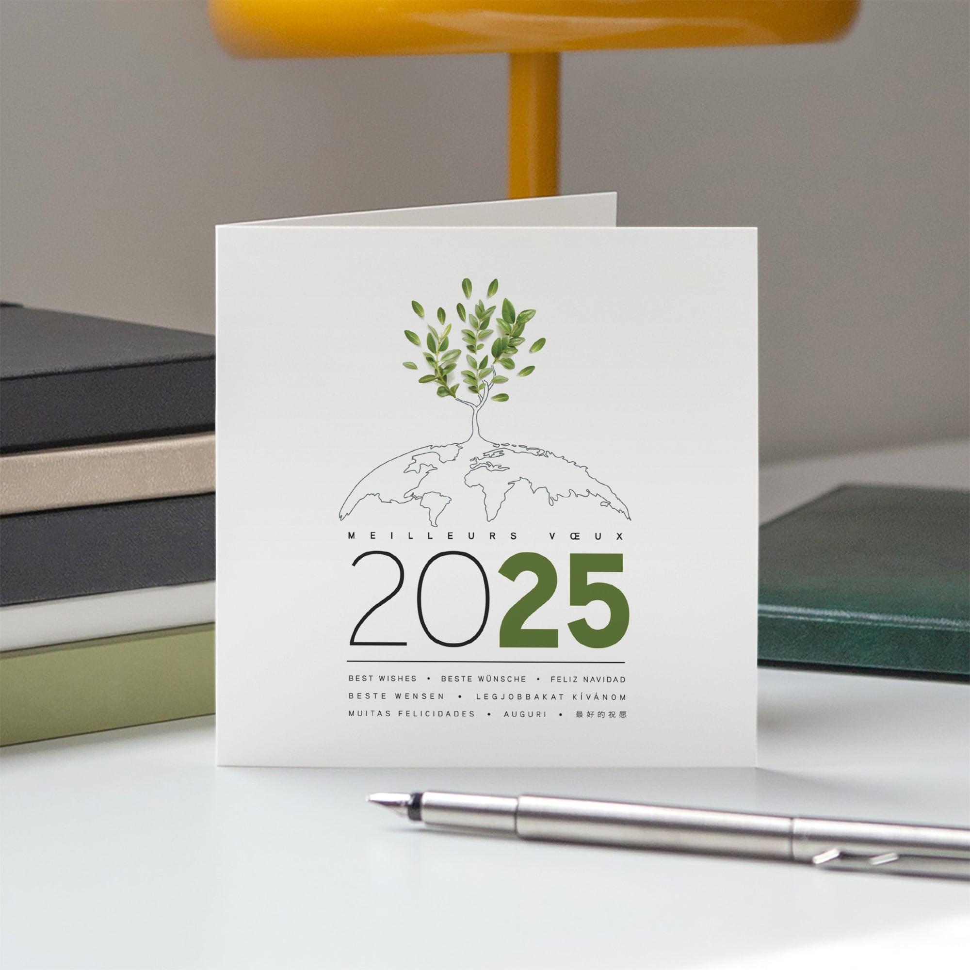 The power of nature | Vœux professionnels • Carte de voeux • Carré double photo N° 5