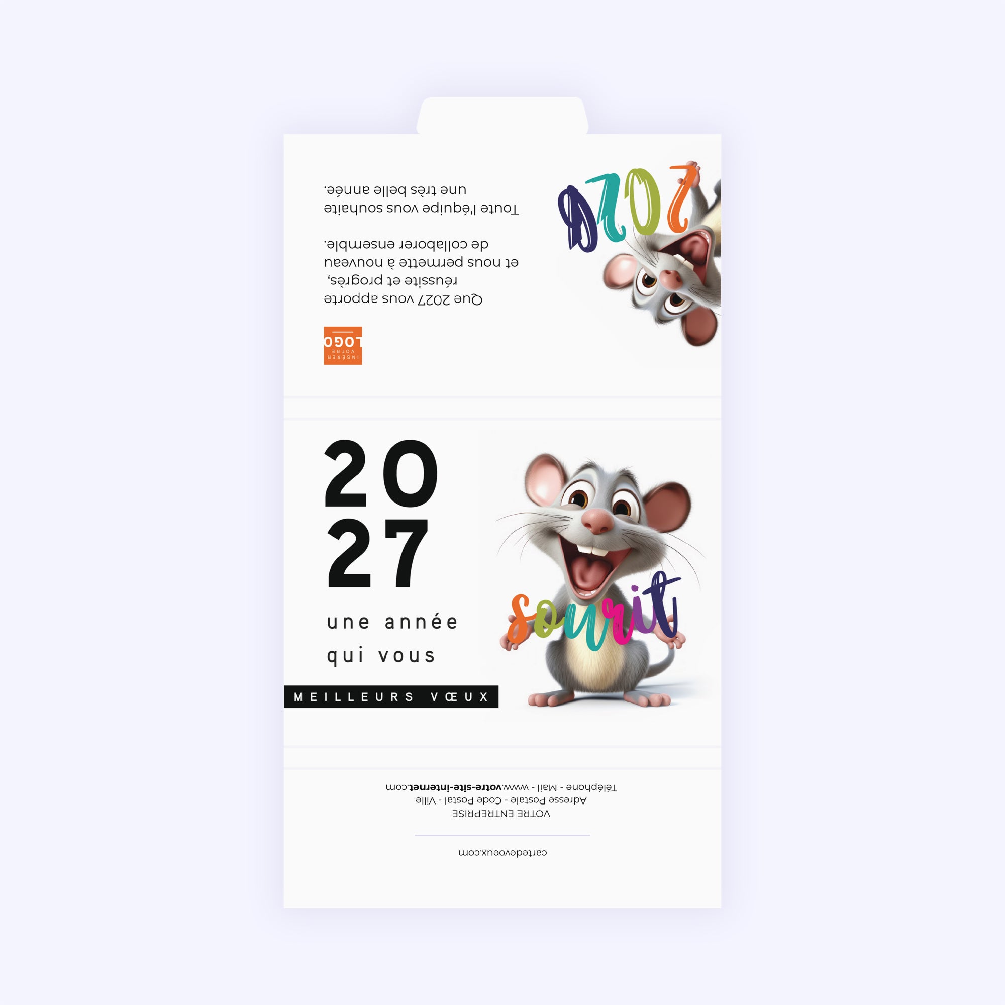 Souris | Vœux professionnels • Boite chocolat personnalisée • Maxim's de Paris photo N° 3