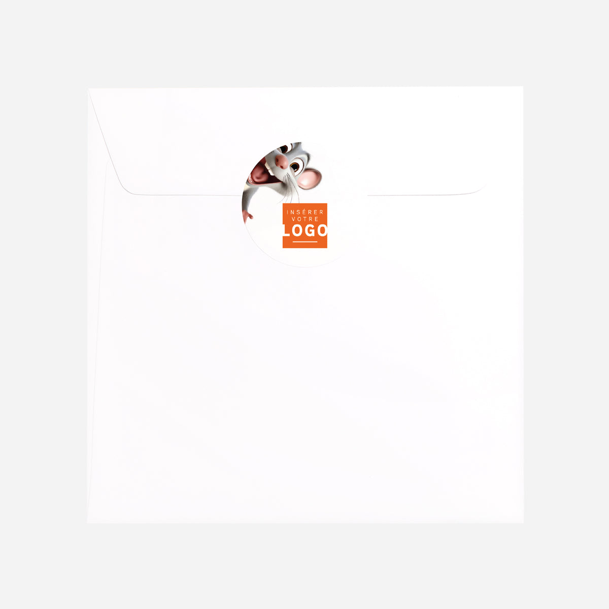 Souris | Vœux professionnels • Sticker • Rond photo N° 3