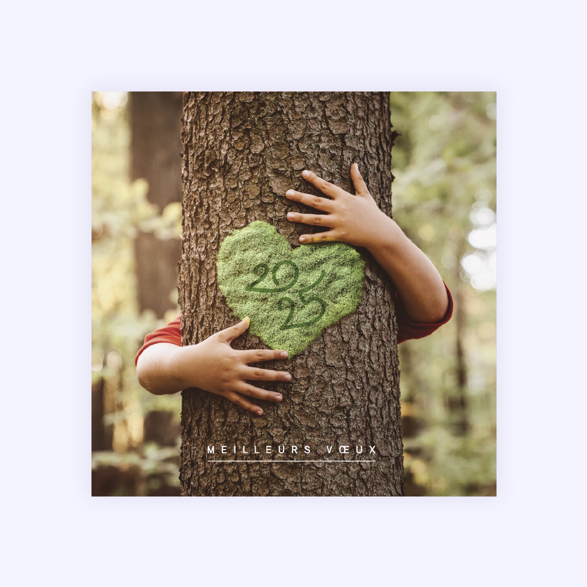 Love nature | Vœux professionnels • Carte de voeux • Carré photo N° 1