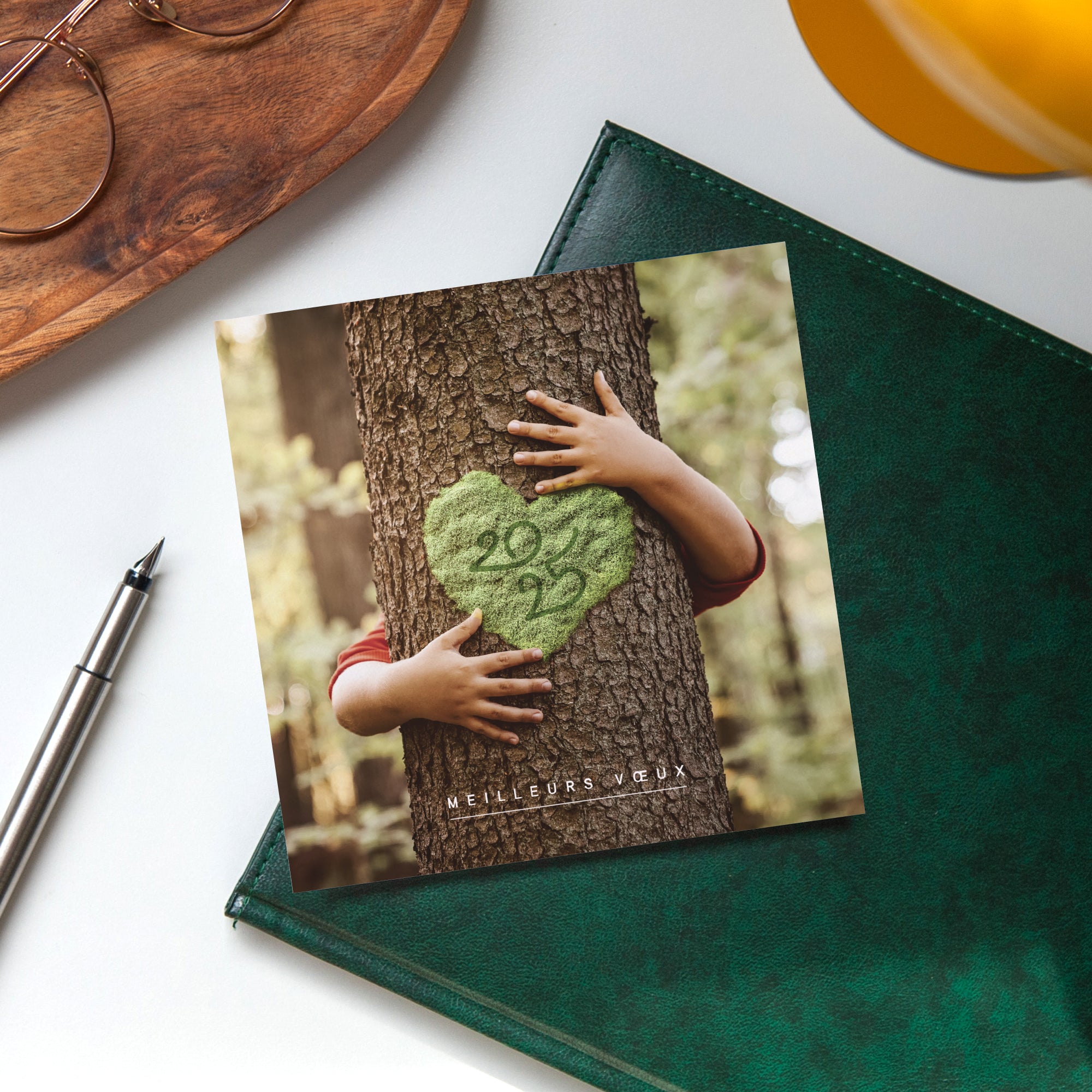 Love nature | Vœux professionnels • Carte de voeux • Carré photo N° 4