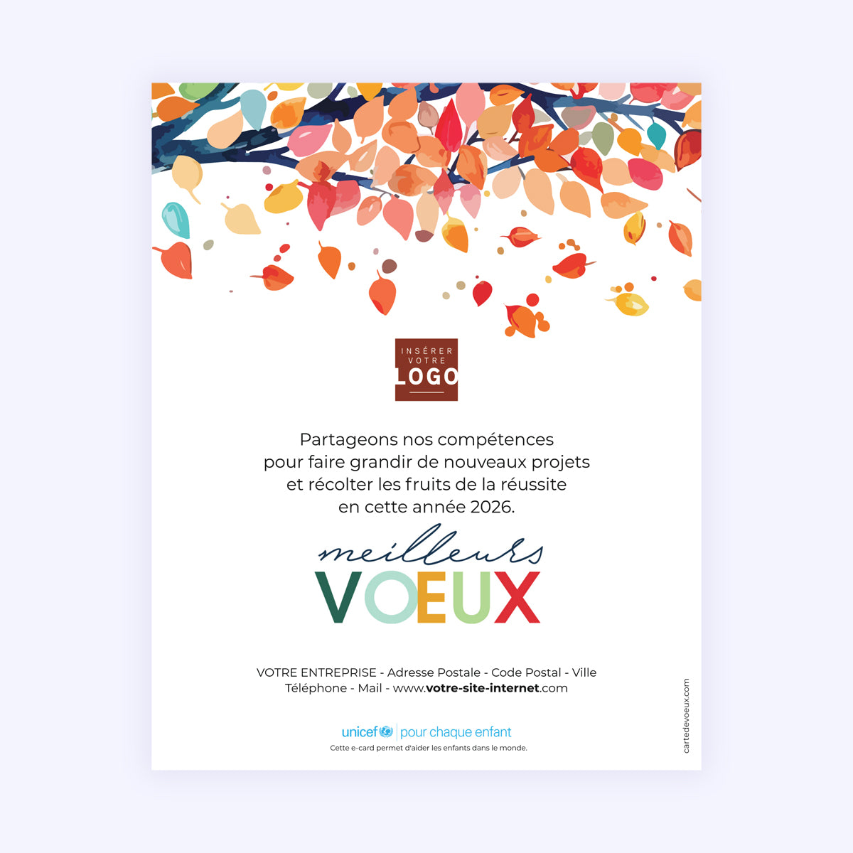 Arbre à vœux | Vœux professionnels • Carte virtuelle • eCard Image photo N° 1