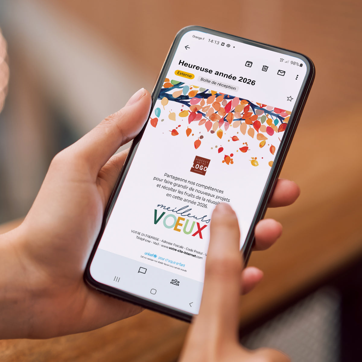 Arbre à vœux | Vœux professionnels • Carte virtuelle • eCard Image photo N° 2