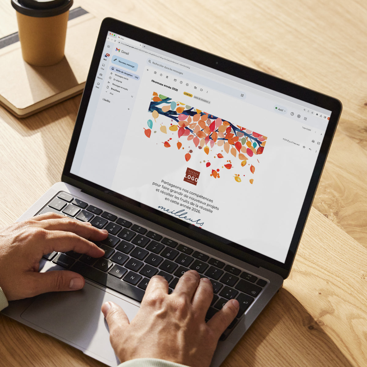 Arbre à vœux | Vœux professionnels • Carte virtuelle • eCard Image photo N° 3