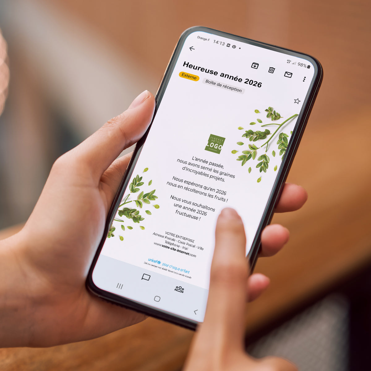 Ensemble pour la nature | Vœux professionnels • Carte virtuelle • eCard Image photo N° 2