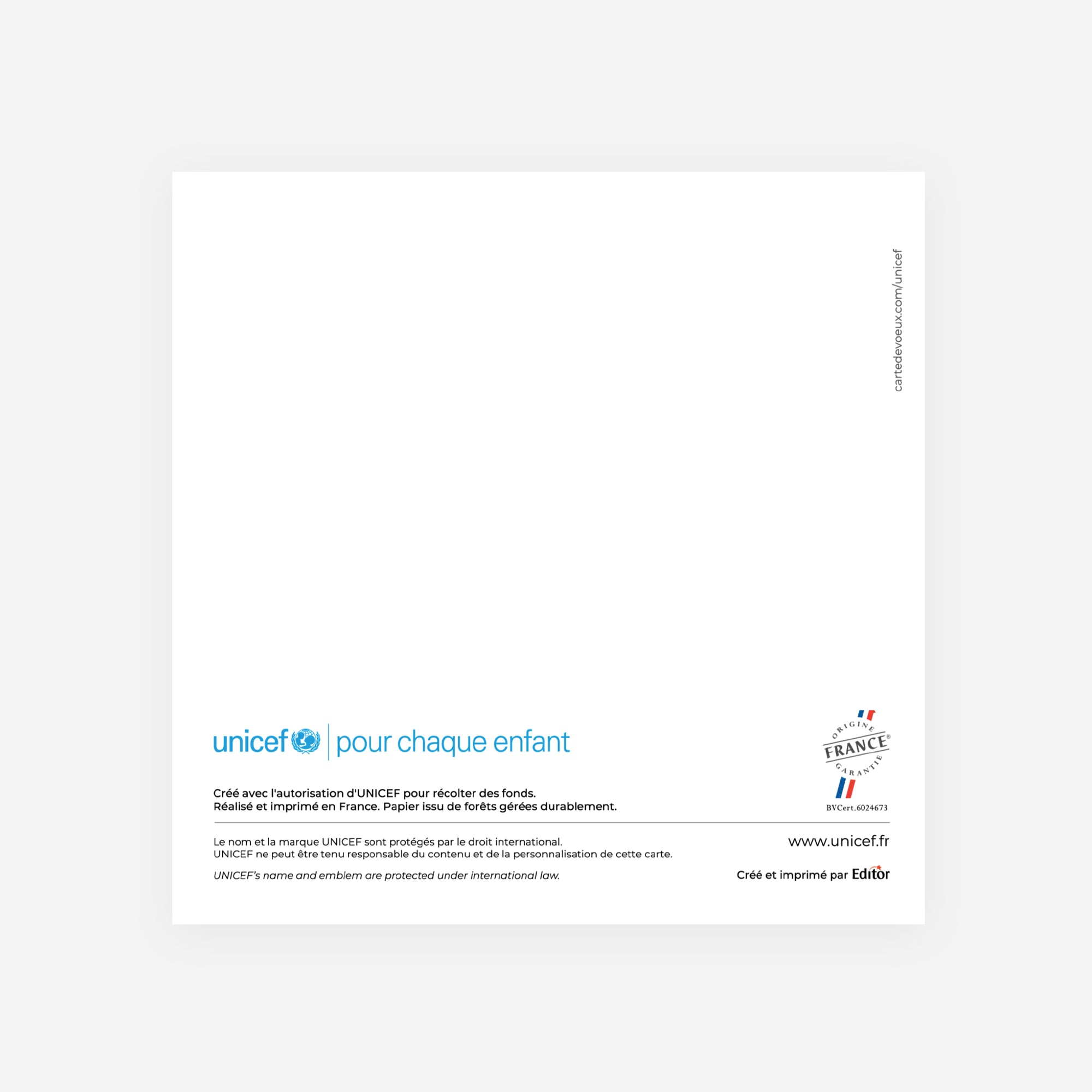 Perle d'eau | Vœux professionnels • Carte de voeux • Carré double photo N° 3
