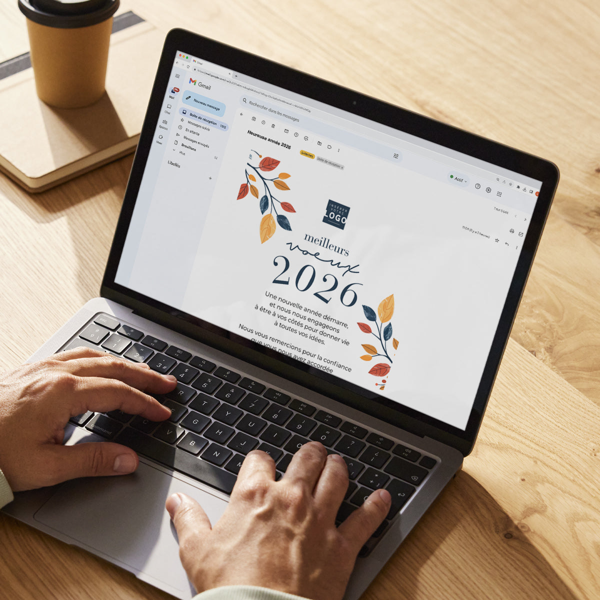 Branche d'arbre | Vœux professionnels • Carte virtuelle • eCard Image photo N° 3