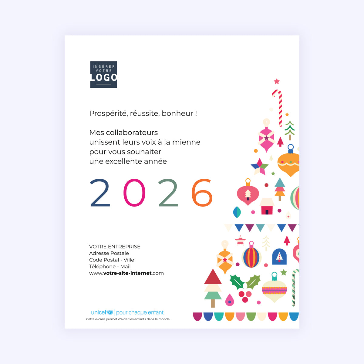 Vœux symboliques | Vœux professionnels • Carte virtuelle • eCard Image photo N° 1