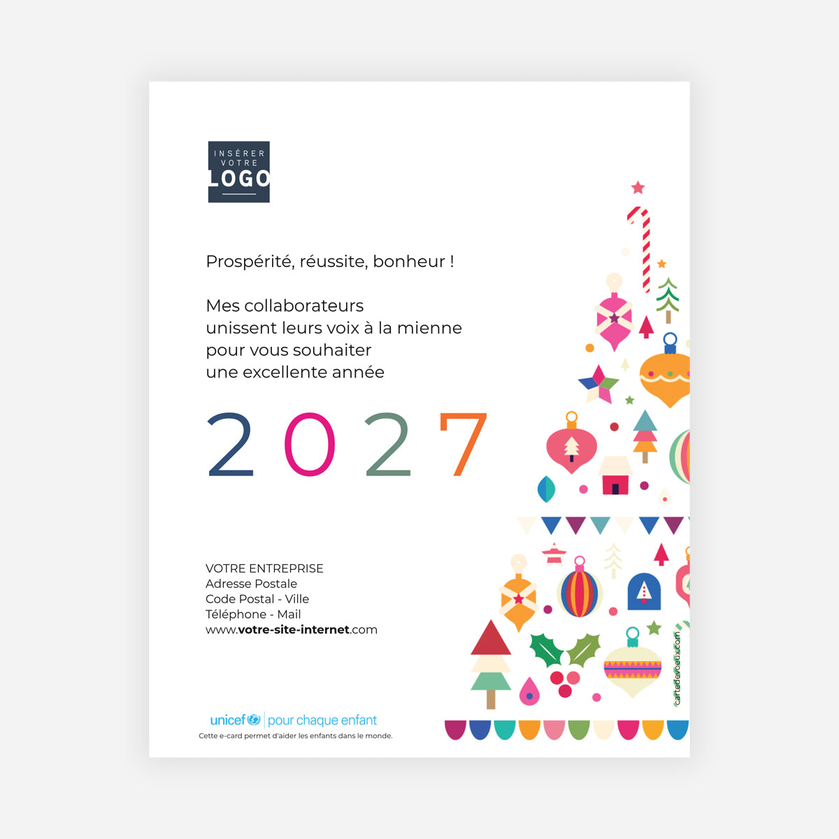 Vœux symboliques | Vœux professionnels • Carte virtuelle • eCard Image photo N° 1