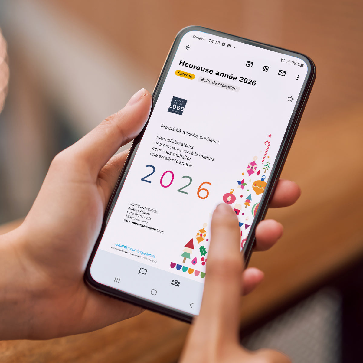 Vœux symboliques | Vœux professionnels • Carte virtuelle • eCard Image photo N° 2