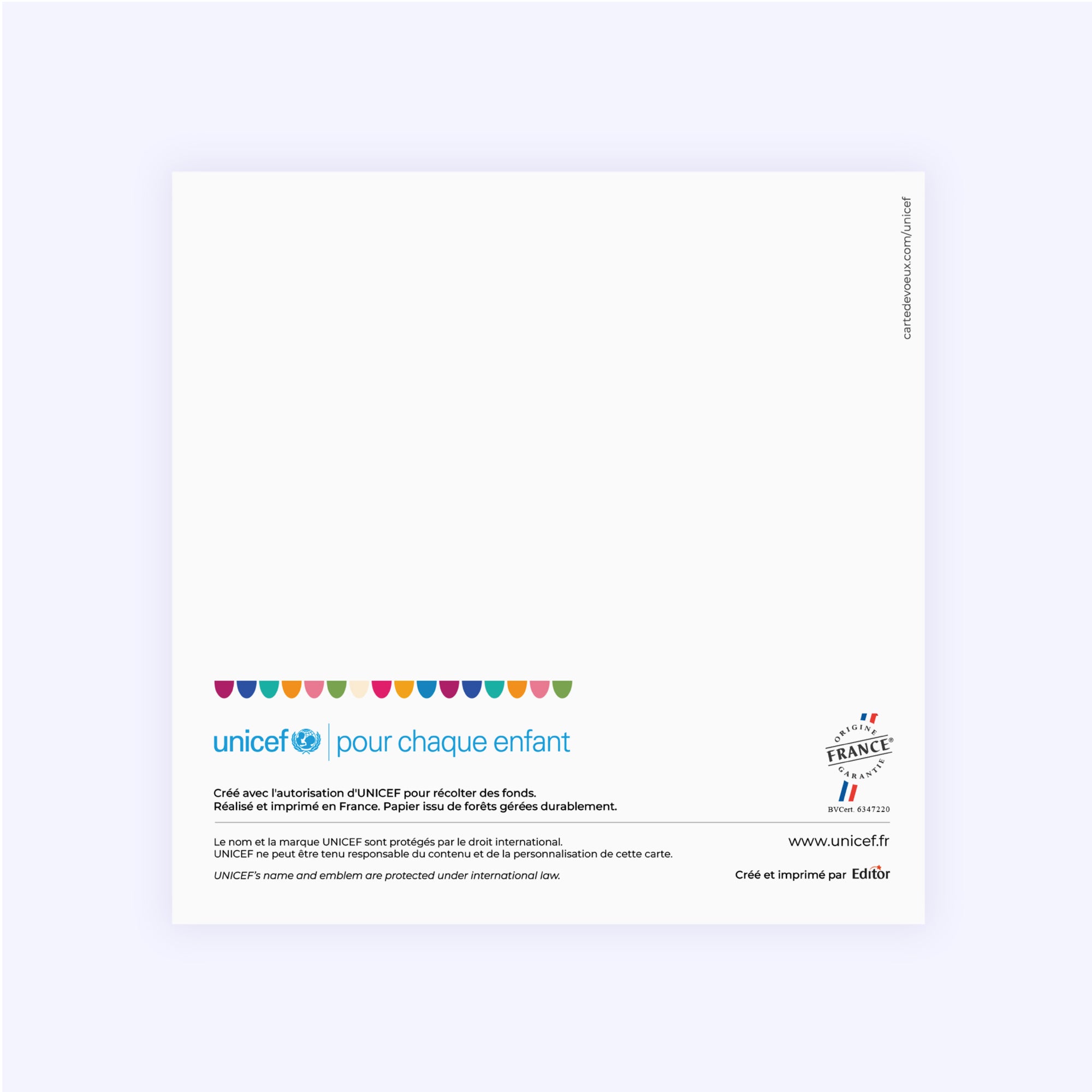 Vœux symboliques | Vœux professionnels • Carte de voeux • Carré double photo N° 3