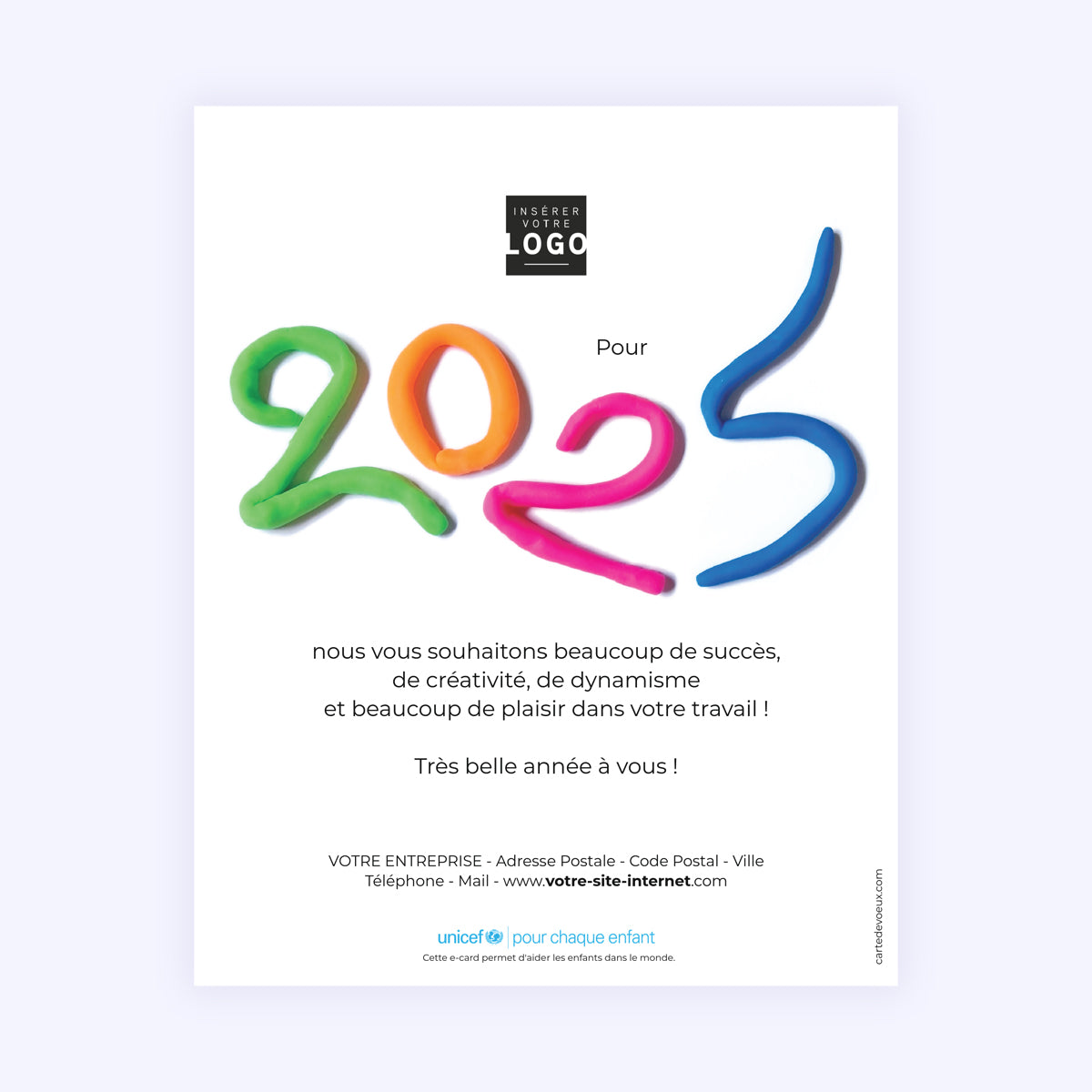 Jeu d'enfant | Vœux professionnels • Carte virtuelle • eCard Image photo N° 1