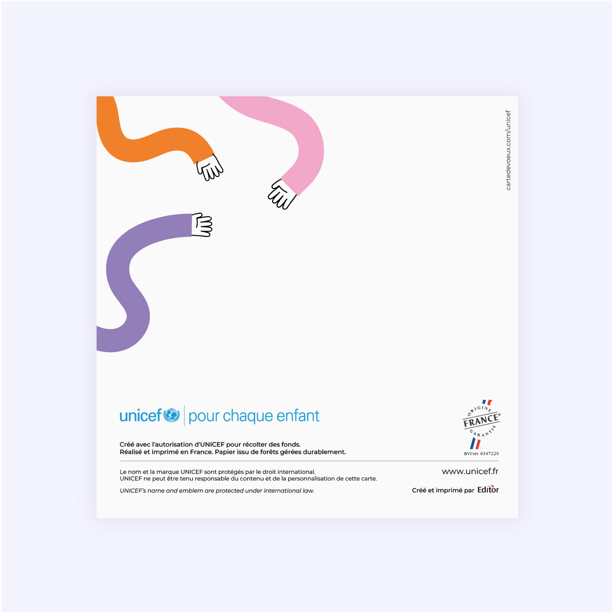 2026 en couleurs | Vœux professionnels • Carte de voeux • Carré double photo N° 3