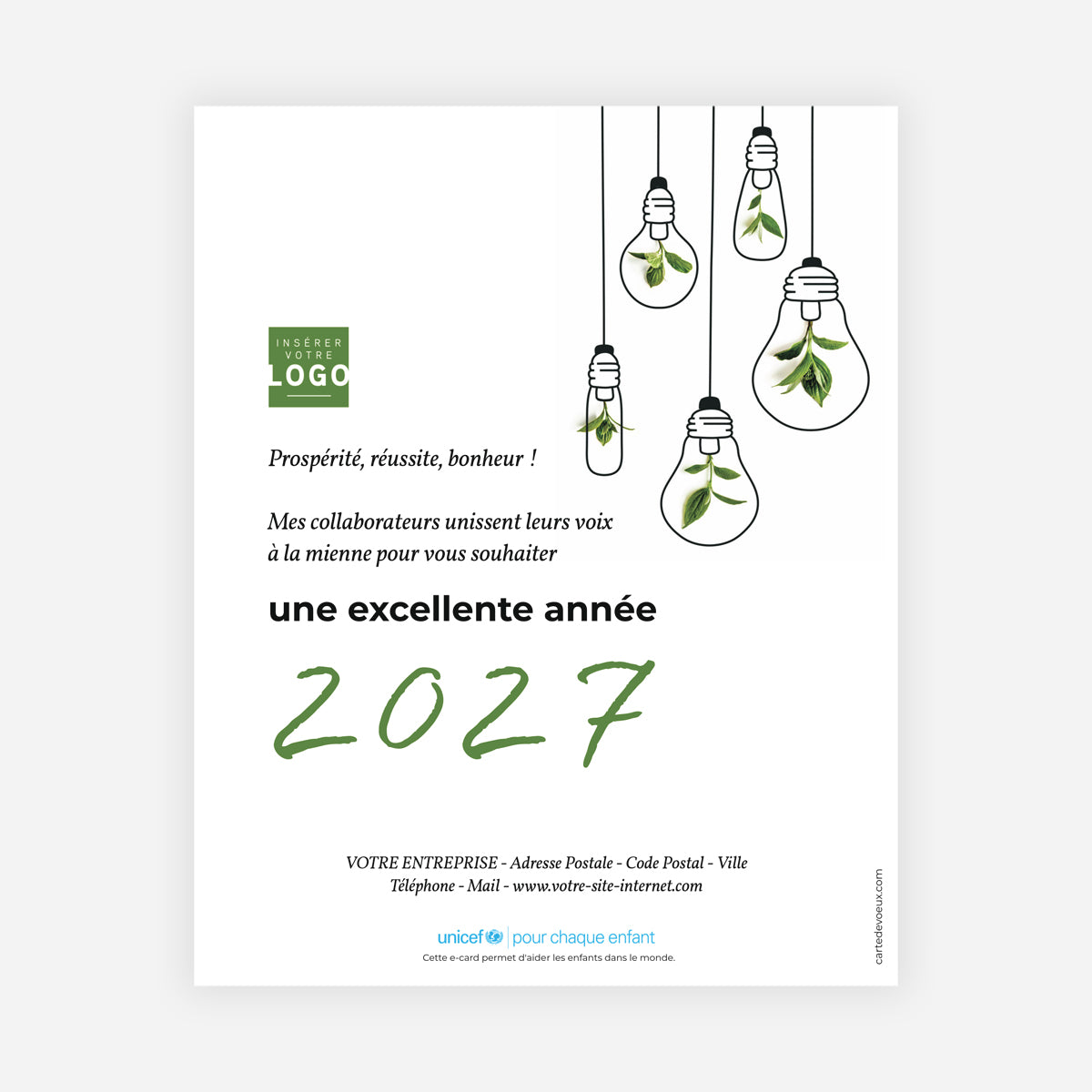 Idées lumineuses | Vœux professionnels • Carte virtuelle • eCard Image photo N° 1